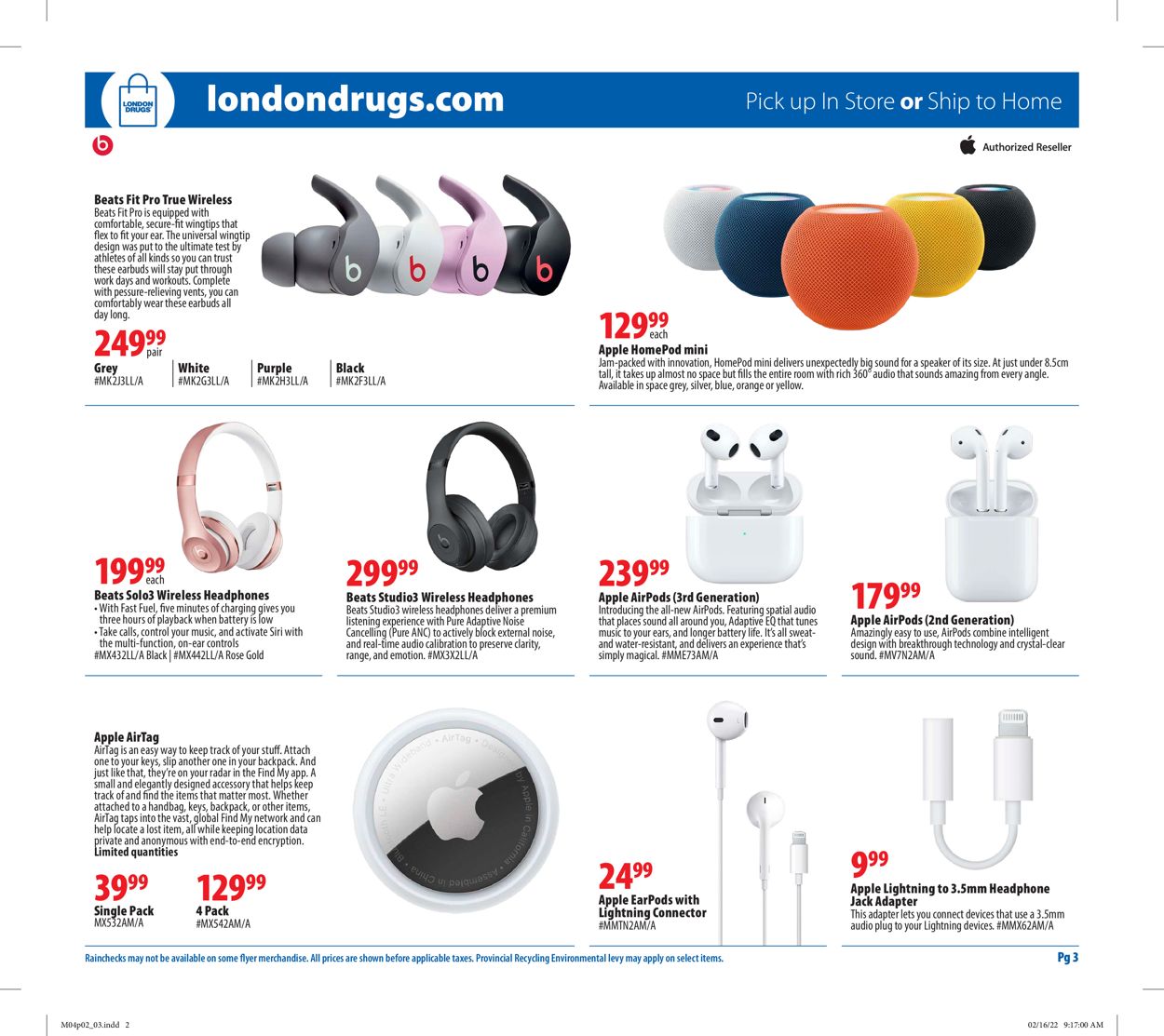 London Drugs Flyer from 03/04/2022