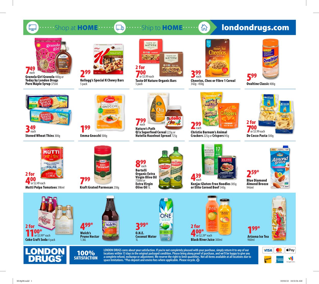 London Drugs Flyer from 03/18/2022