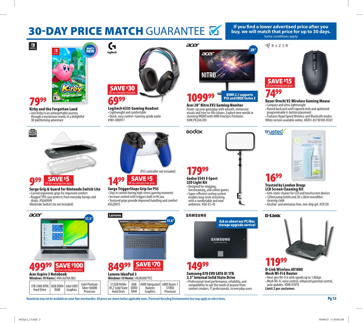 London Drugs Flyer from 03/25/2022