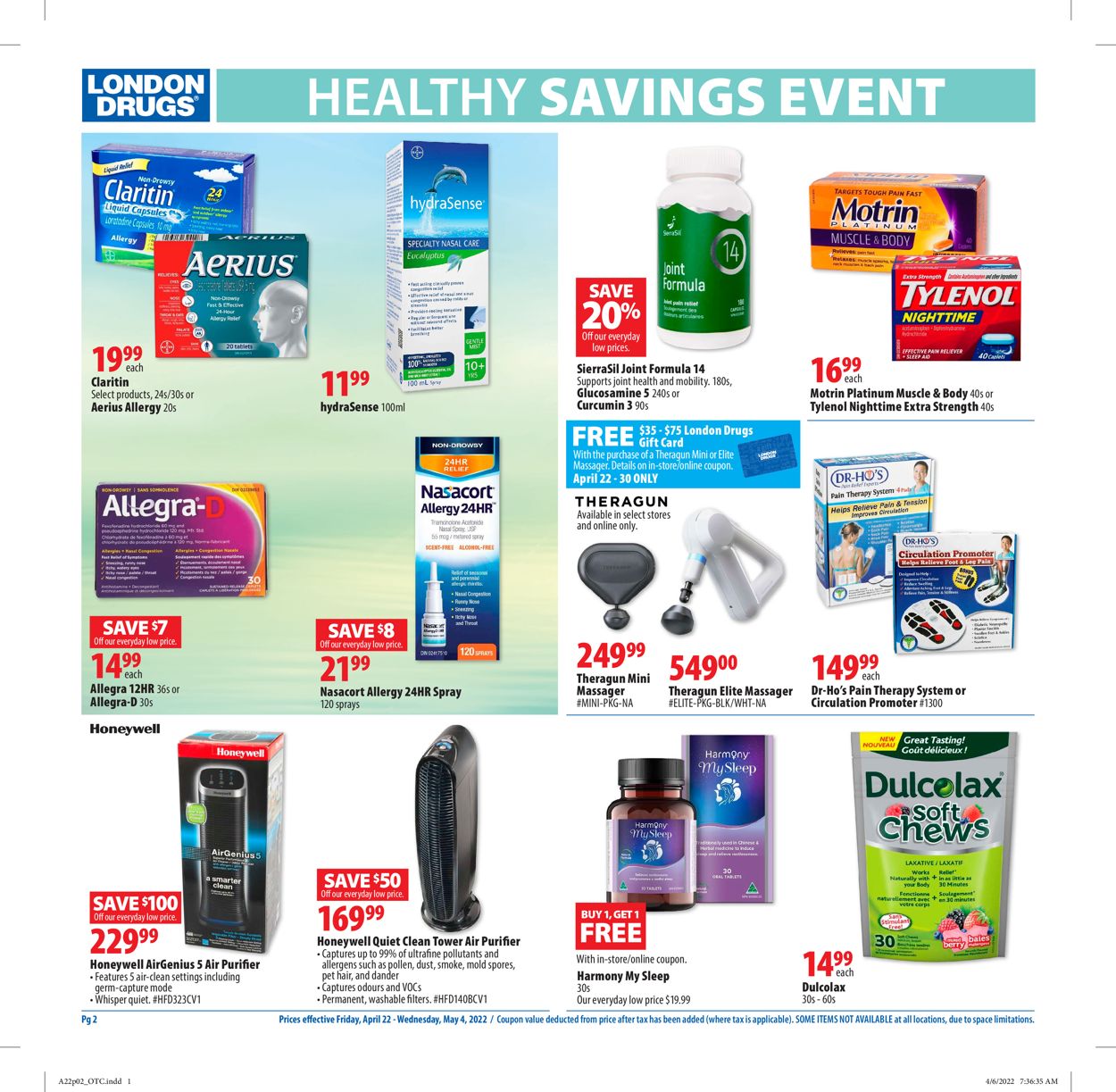 London Drugs Flyer from 04/22/2022