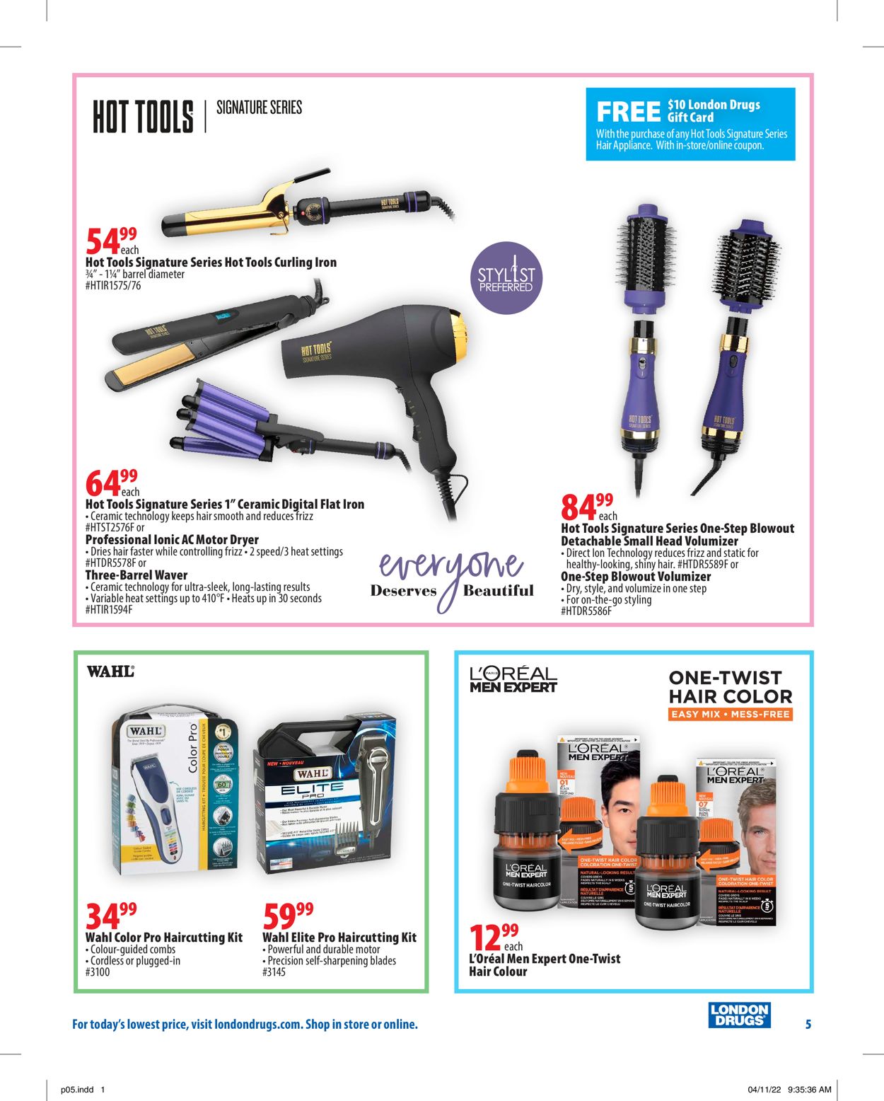 London Drugs Flyer from 04/29/2022
