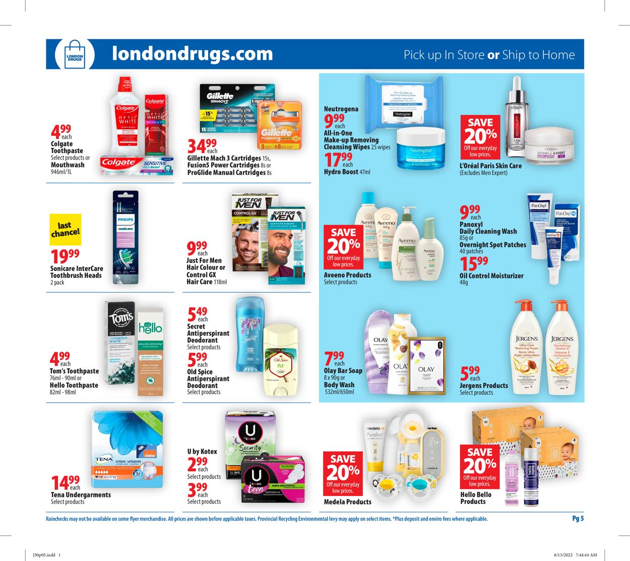 London Drugs Flyer from 06/30/2022