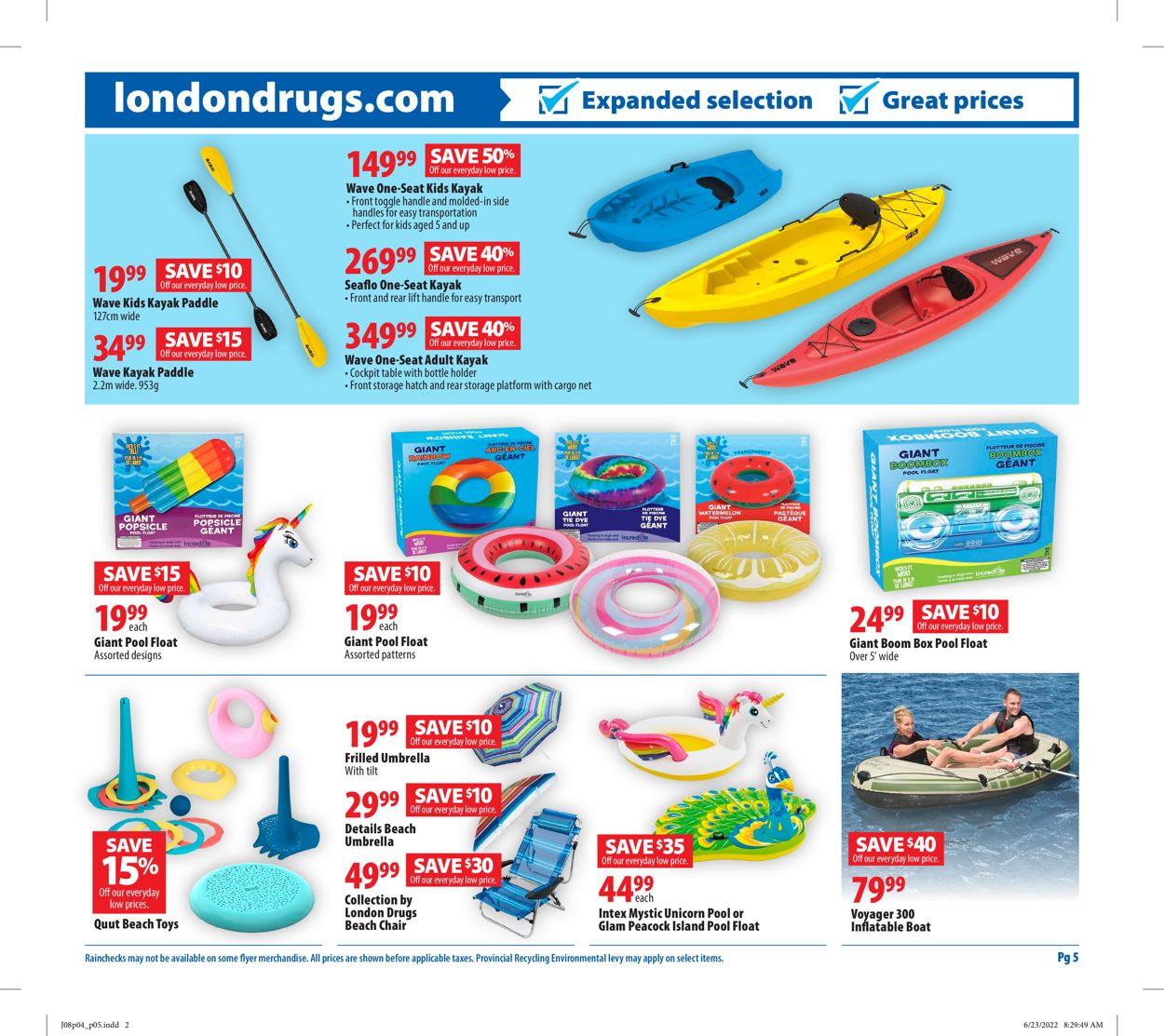 London Drugs Flyer from 07/08/2022