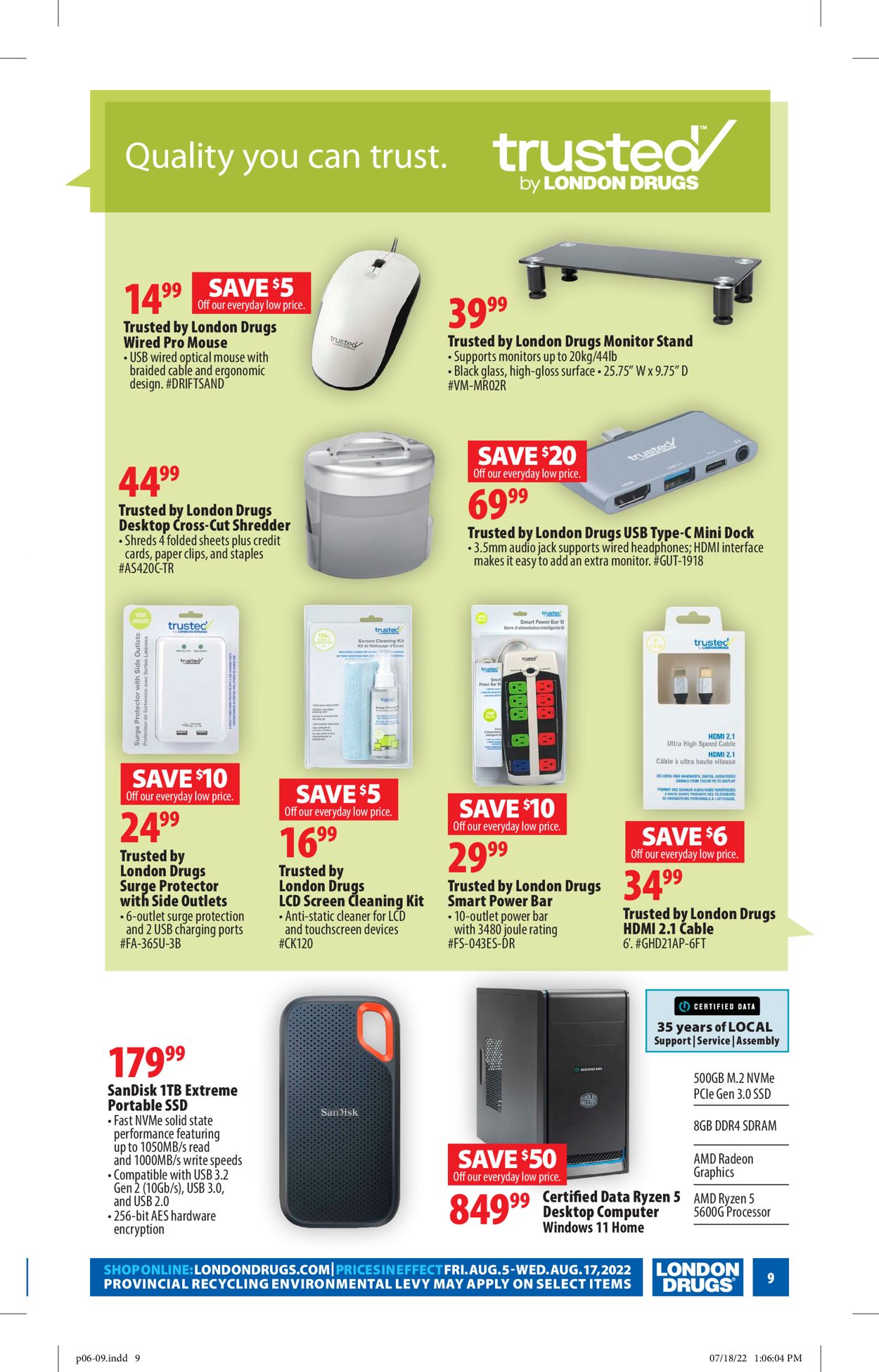 London Drugs Flyer from 08/05/2022