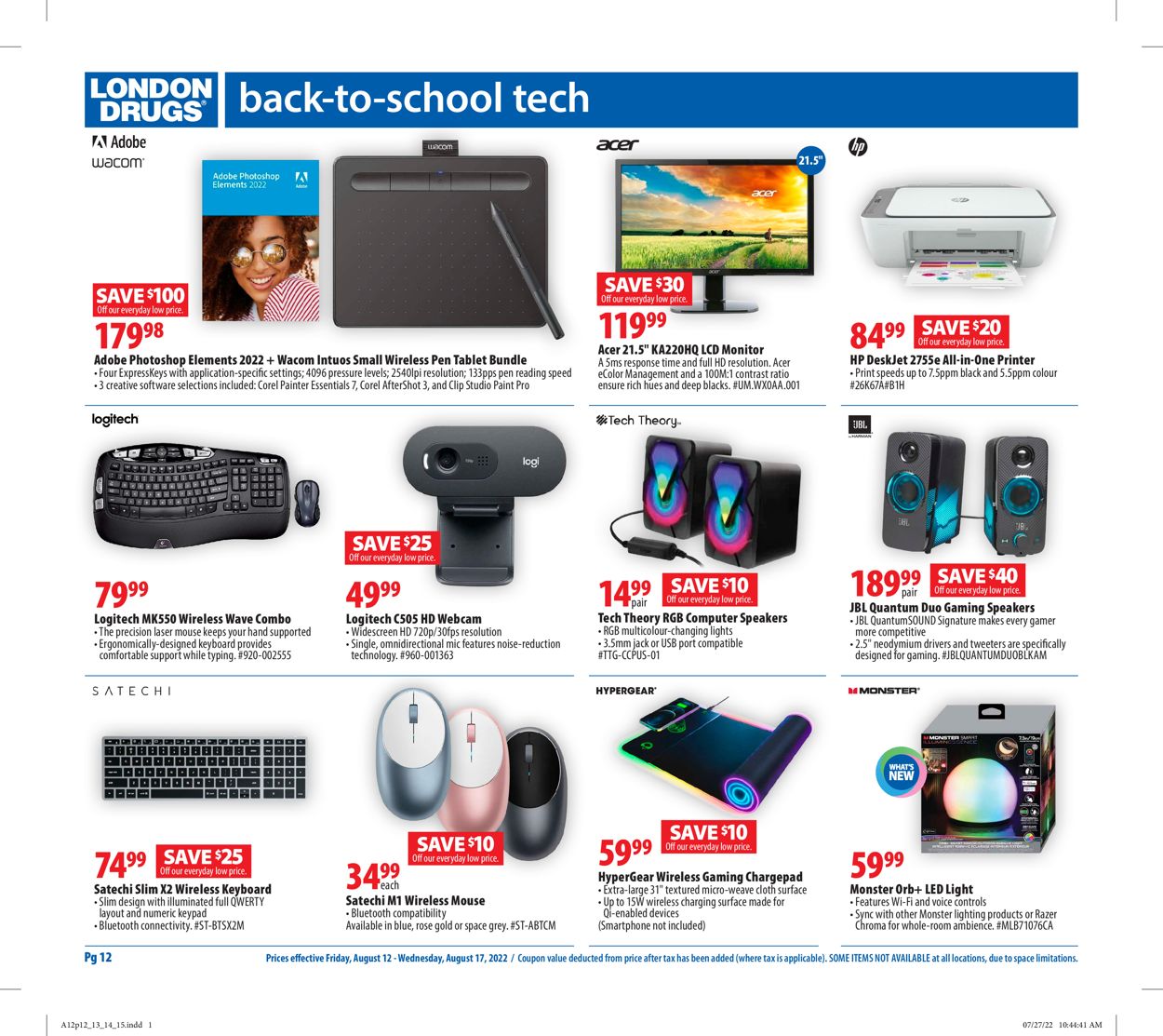London Drugs Flyer from 08/12/2022