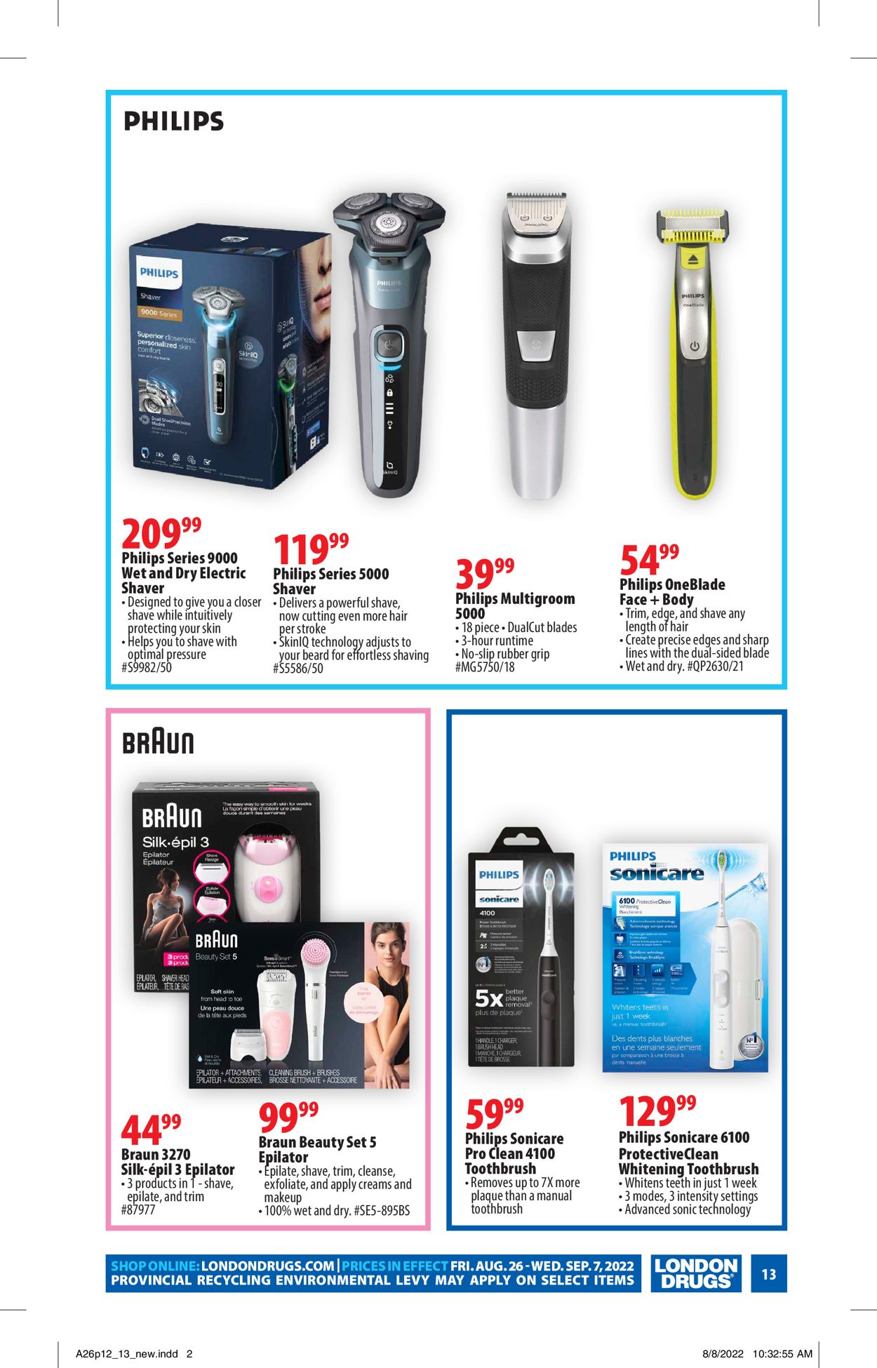 London Drugs Flyer from 08/26/2022