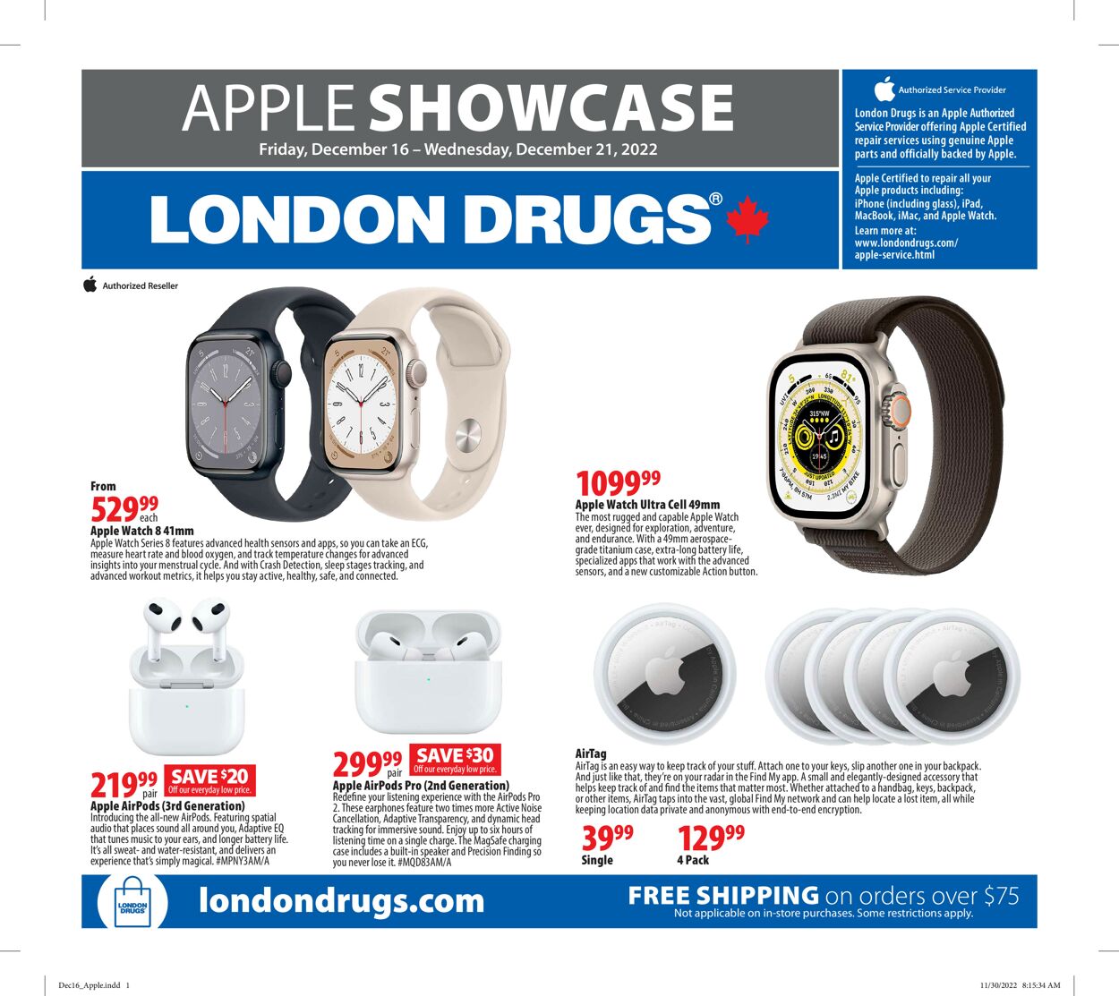 London Drugs Flyer from 12/16/2022