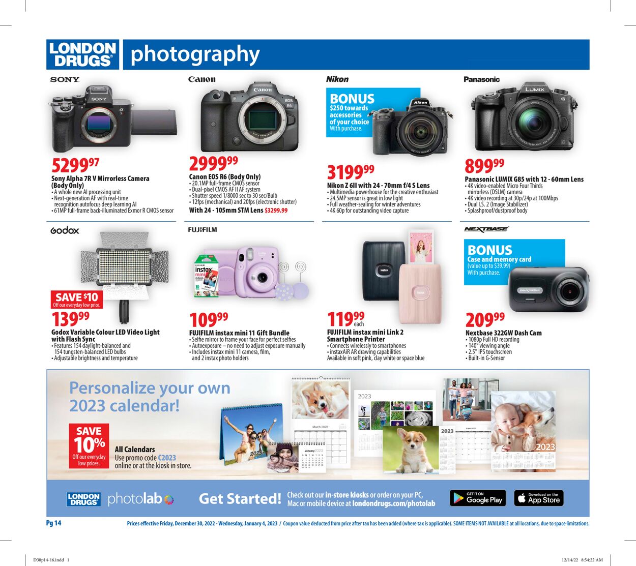 London Drugs Flyer from 12/30/2022