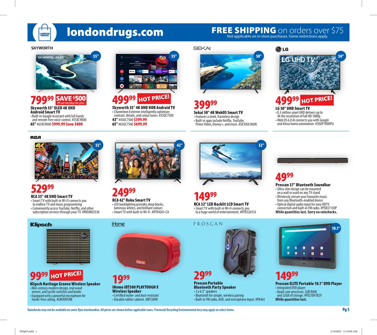 London Drugs Flyer from 02/03/2023
