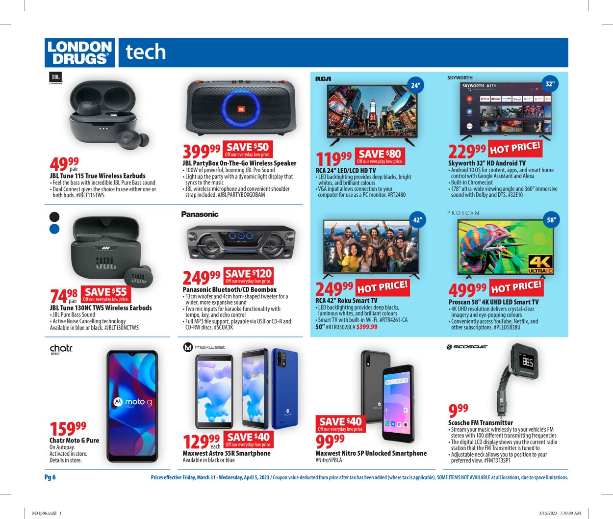 London Drugs Flyer from 03/31/2023