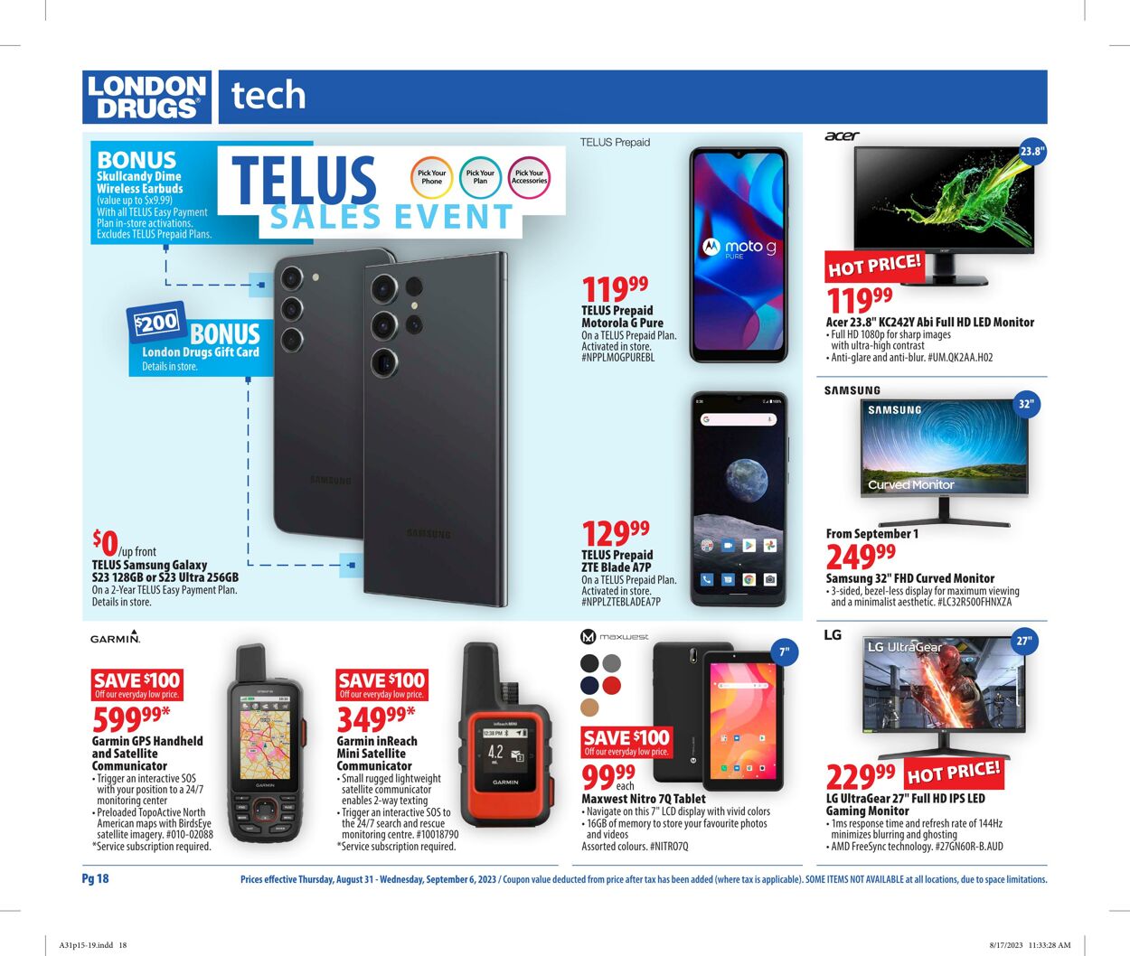 London Drugs Flyer from 08/31/2023