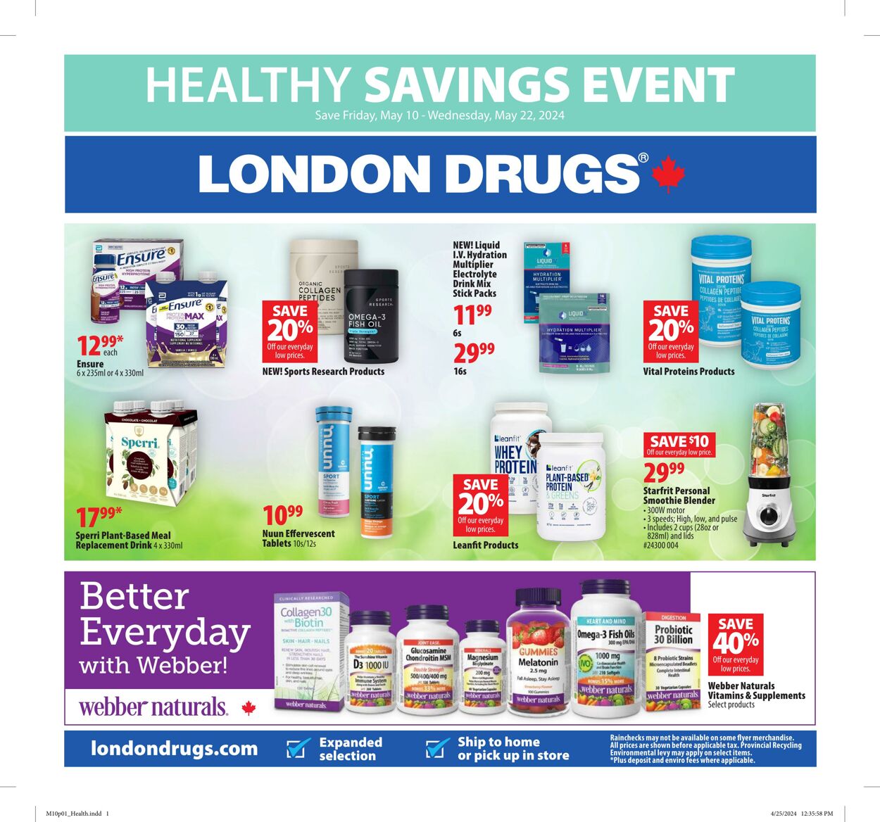 London Drugs Flyer from 05/10/2024