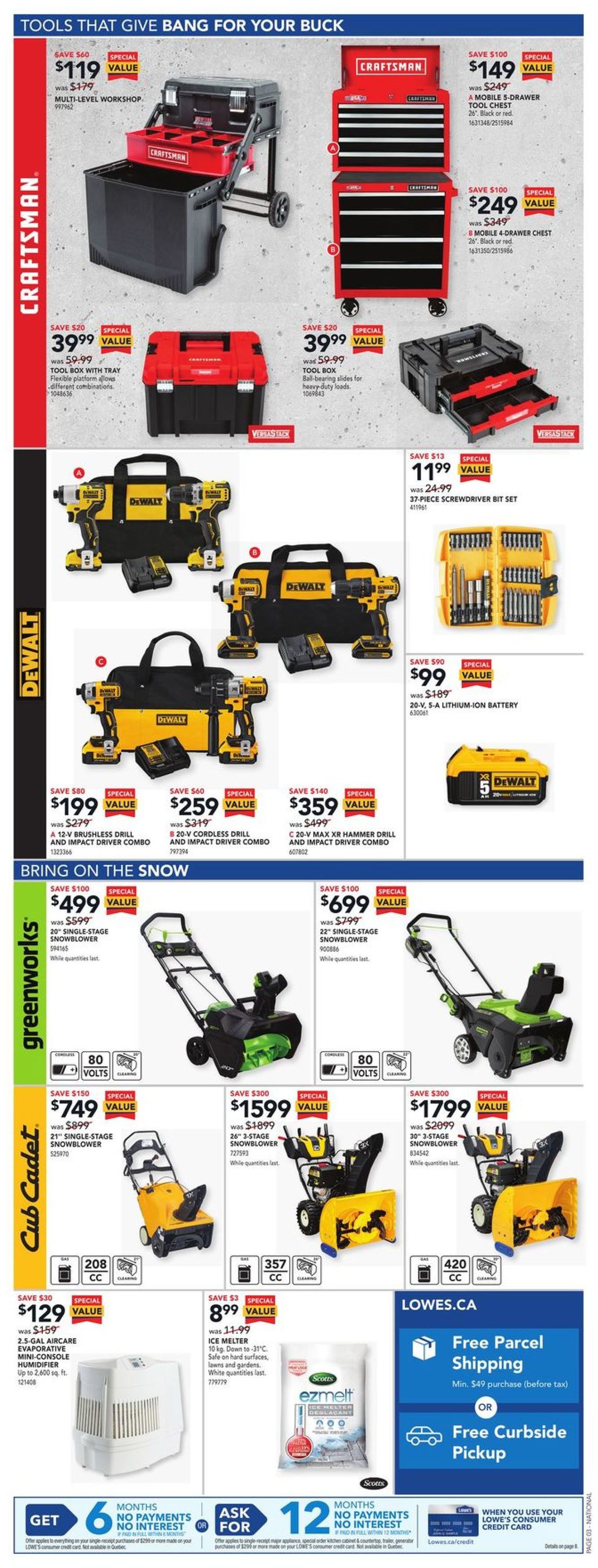 Lowes Flyer from 01/28/2021