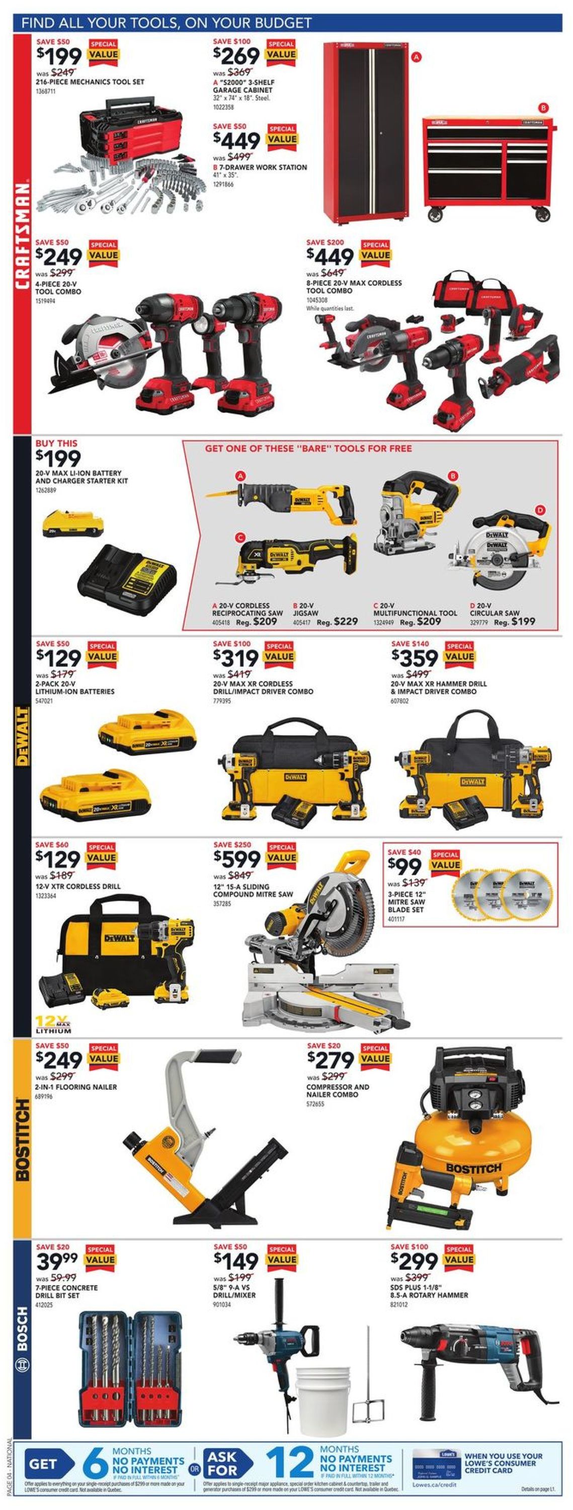 Lowes Flyer from 03/11/2021