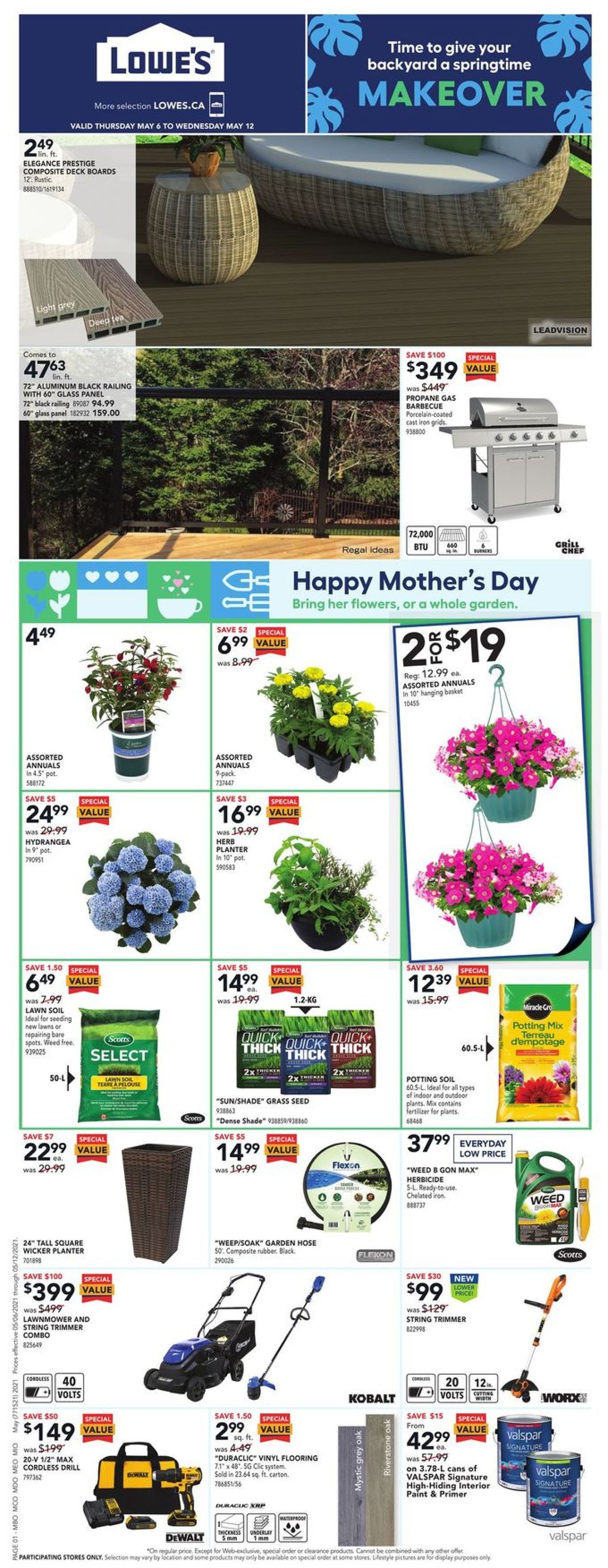 Lowes Flyer from 05/06/2021