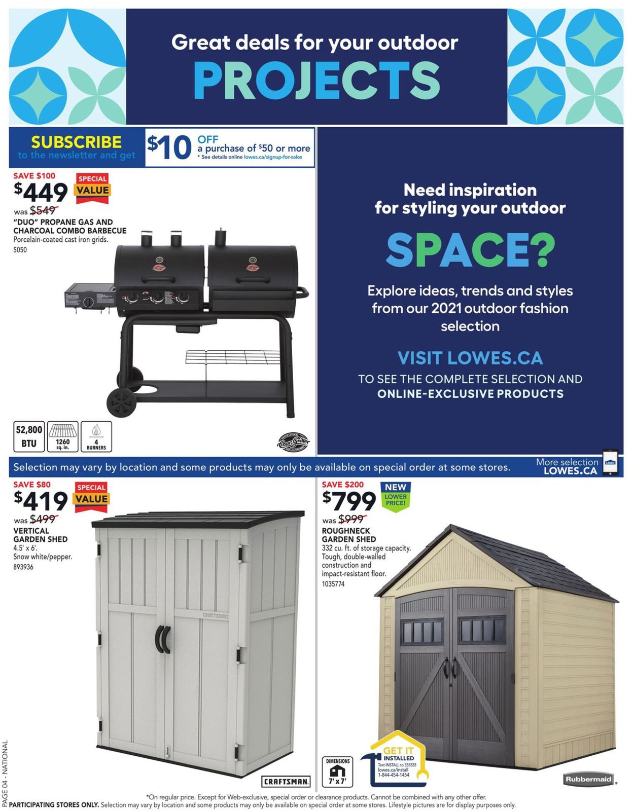 Lowes Flyer from 05/13/2021