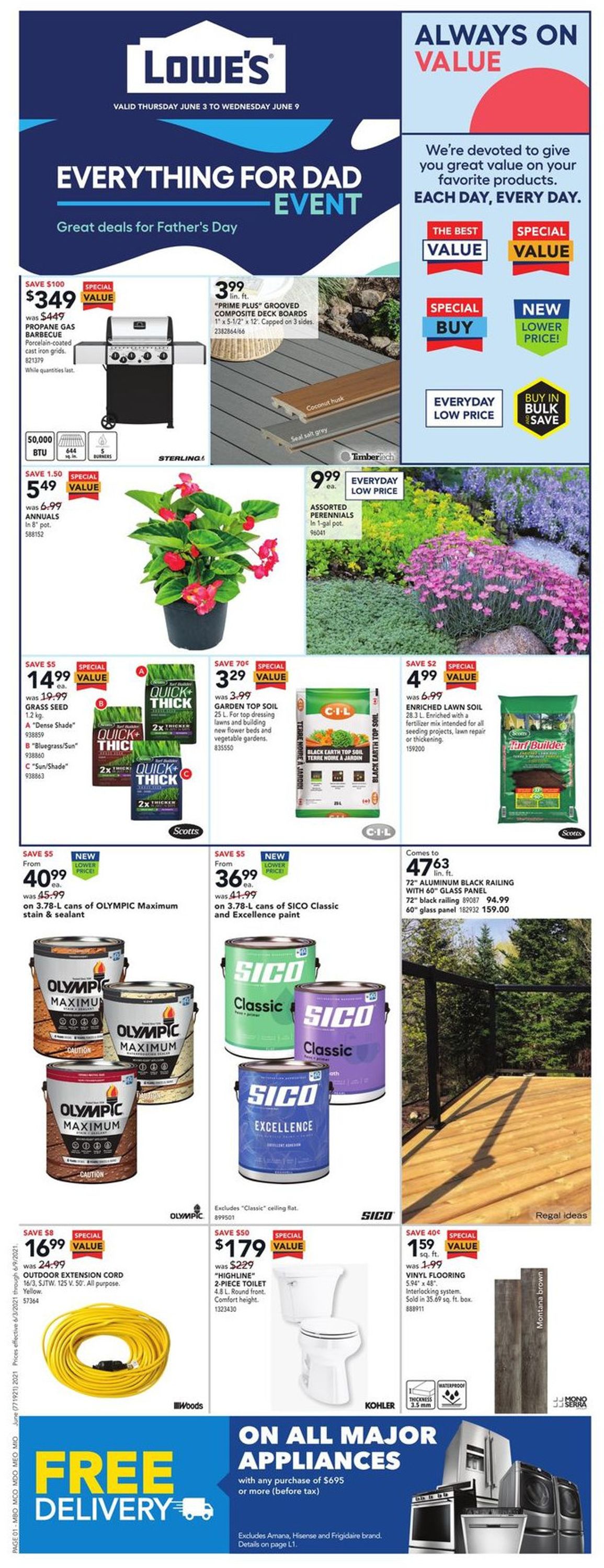 Lowes Flyer from 06/03/2021