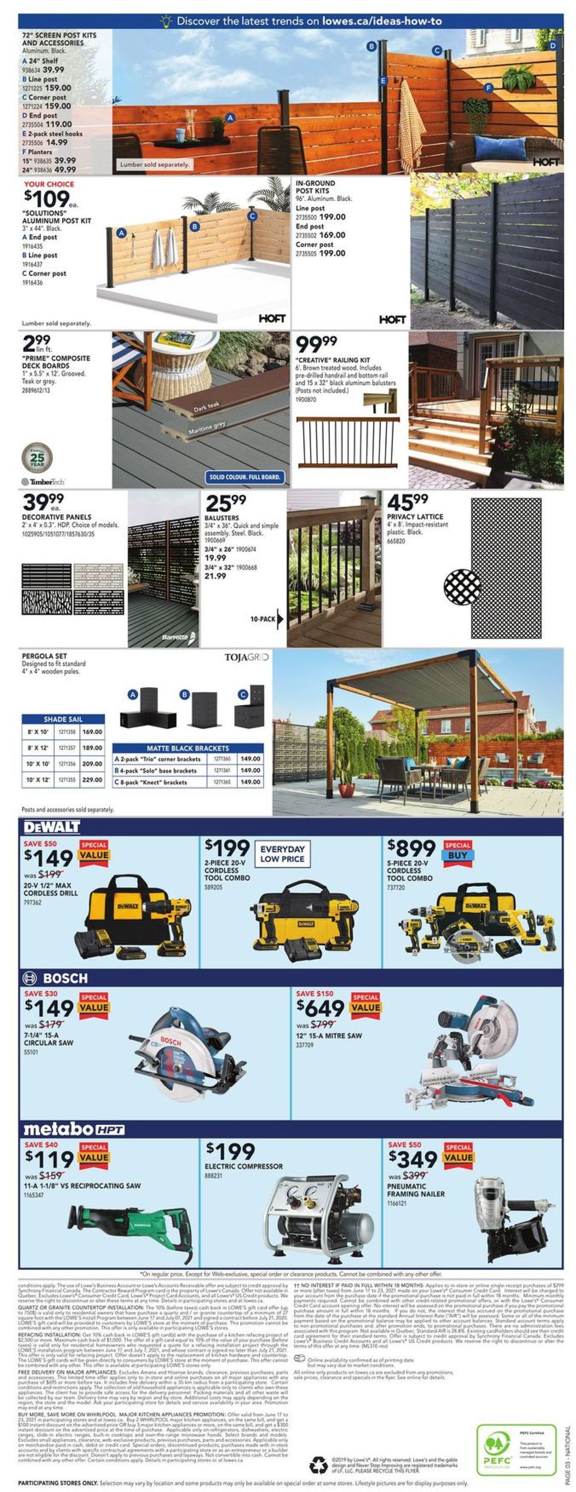 Lowes Flyer from 06/17/2021