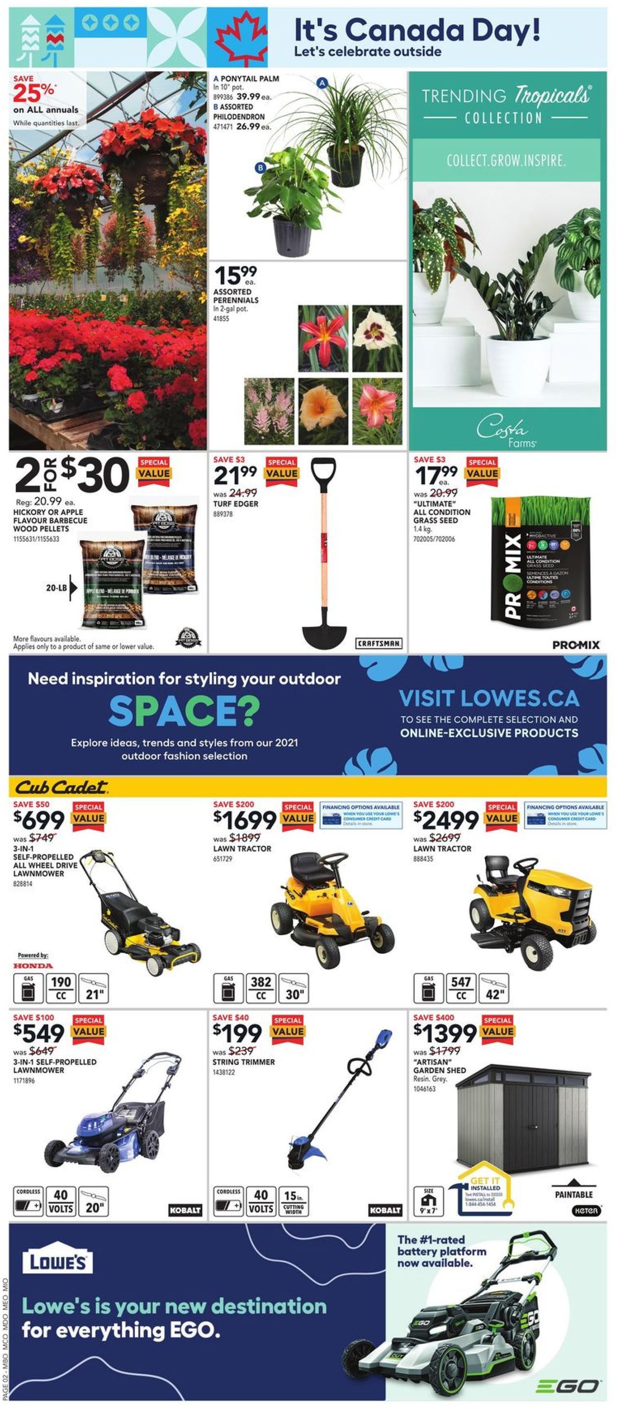 Lowes Flyer from 07/01/2021