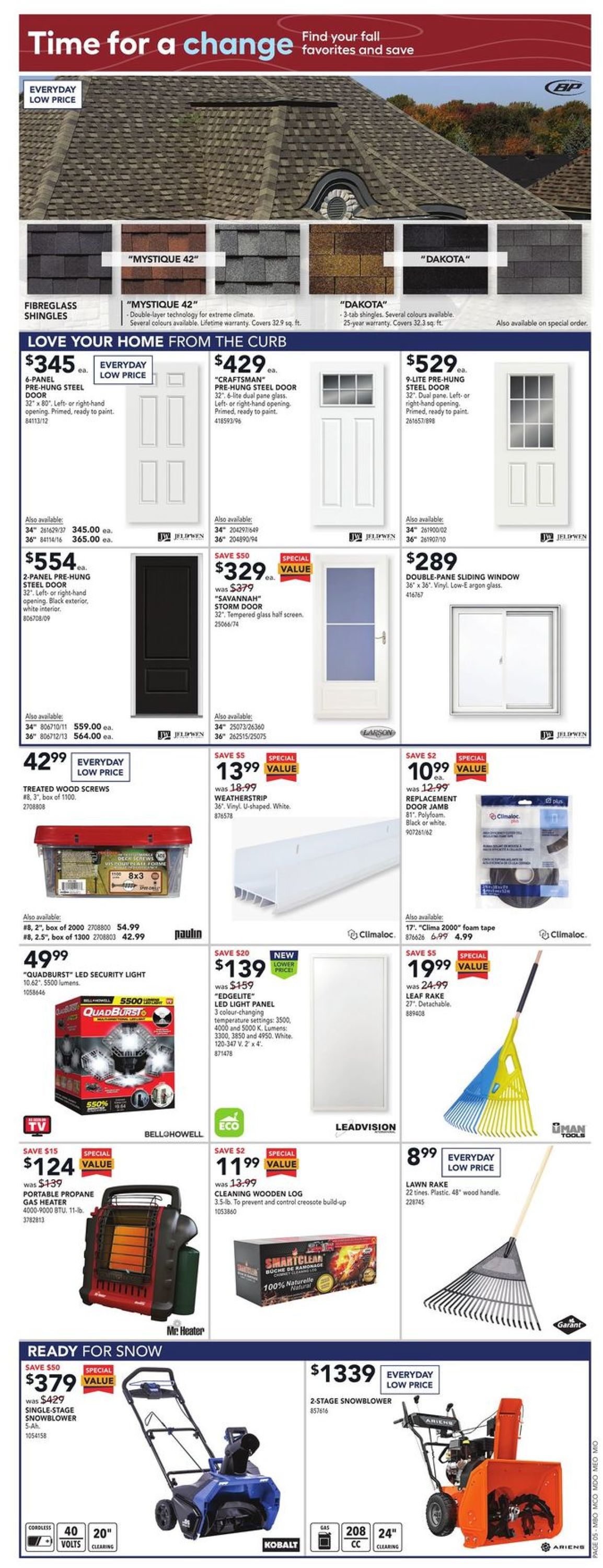 Lowes Flyer from 09/16/2021