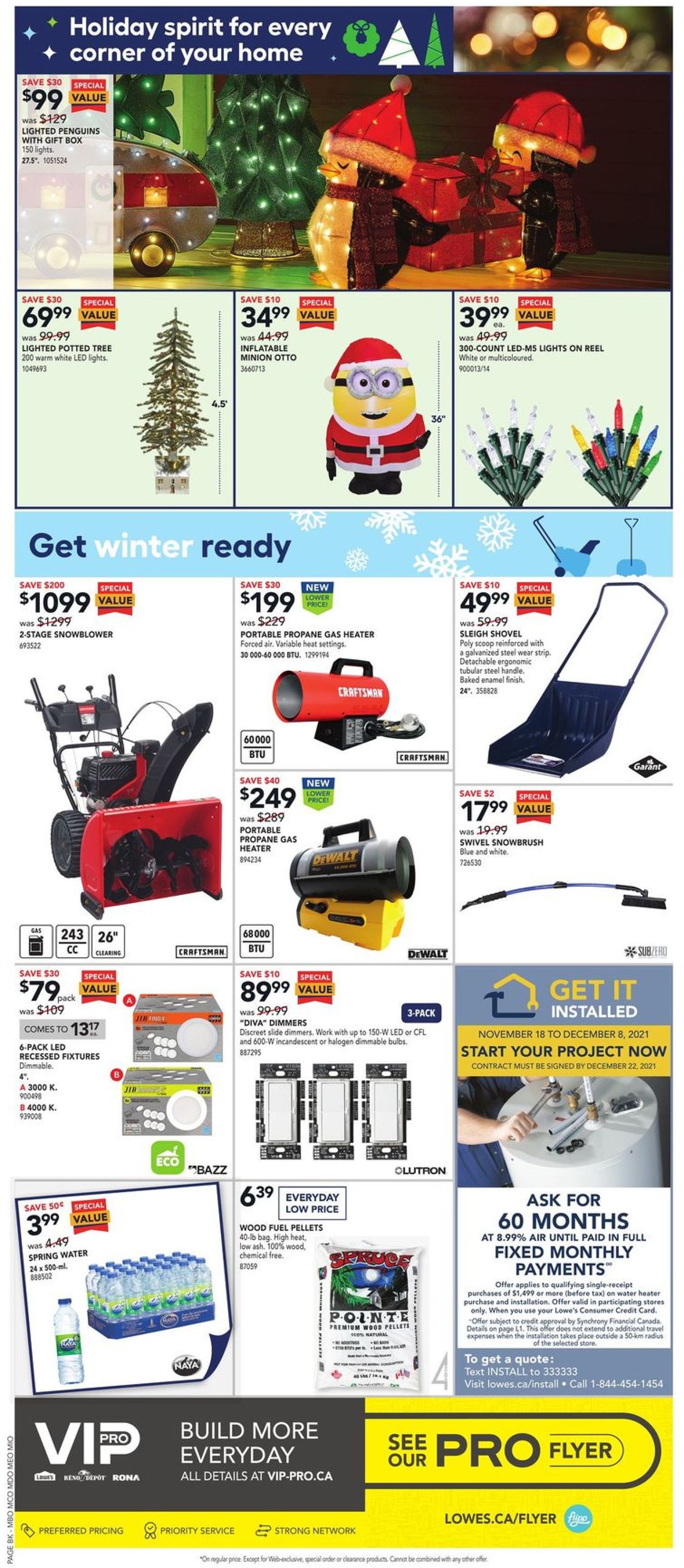 Lowes Flyer from 12/02/2021