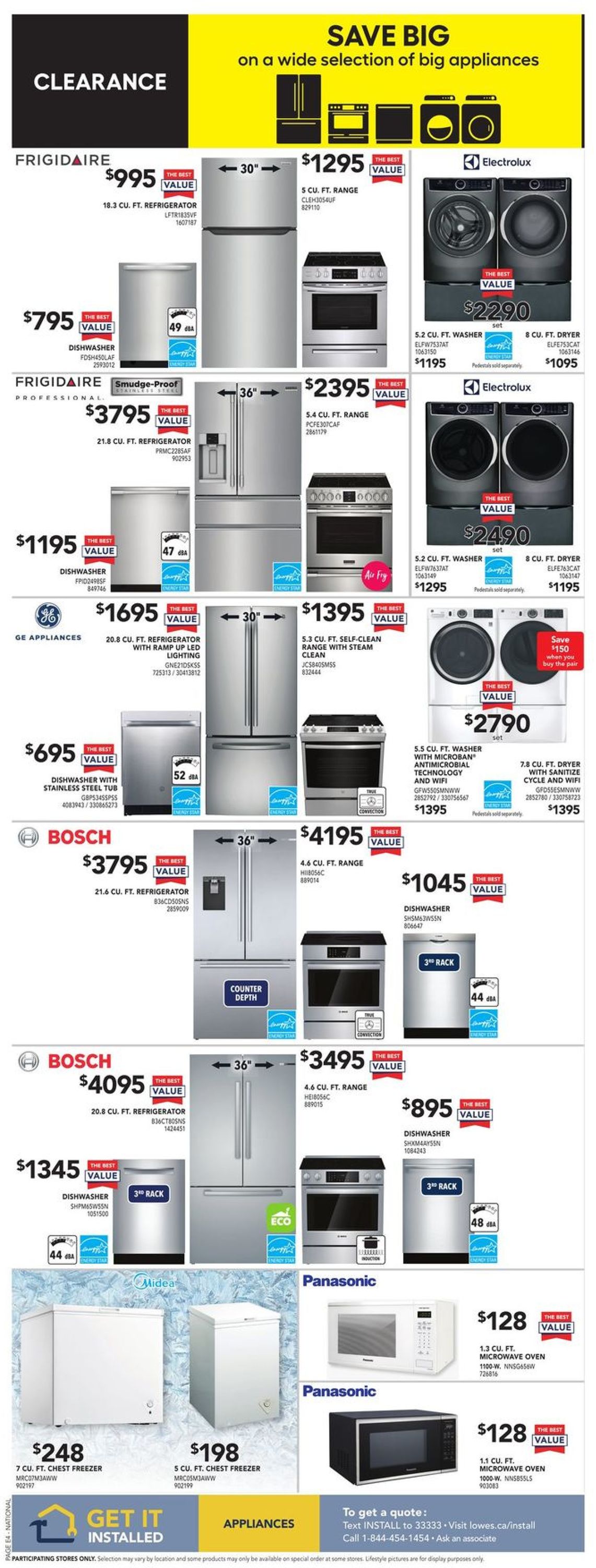 Lowes Flyer from 12/23/2021