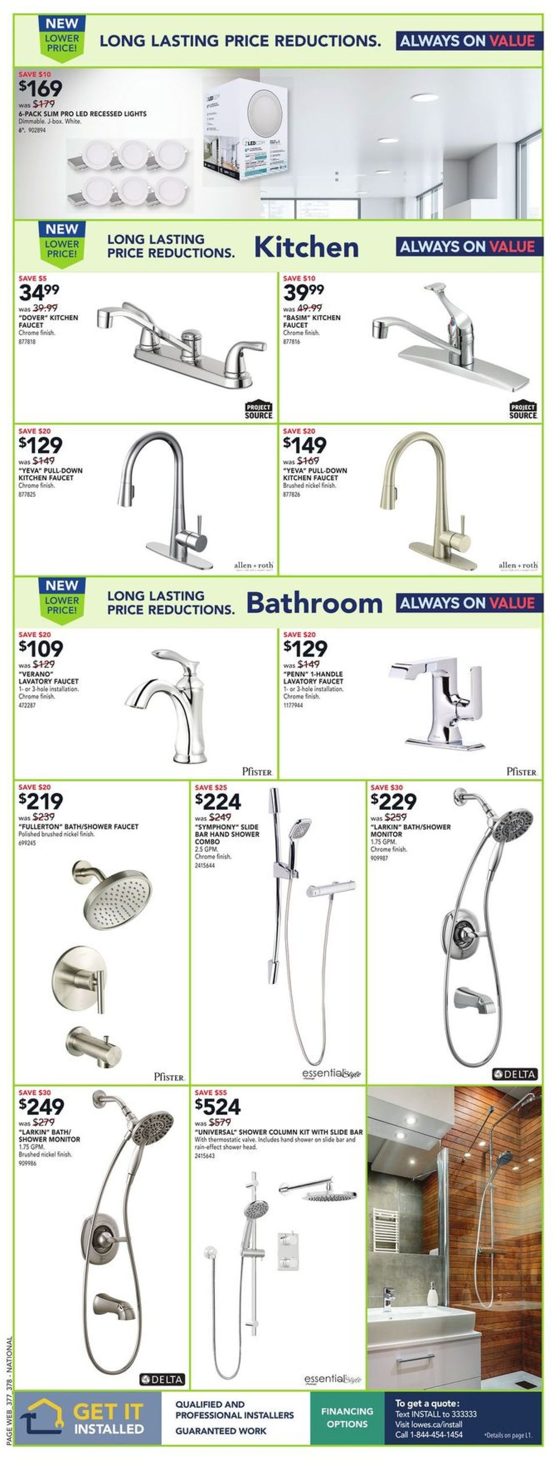 Lowes Flyer from 01/27/2022