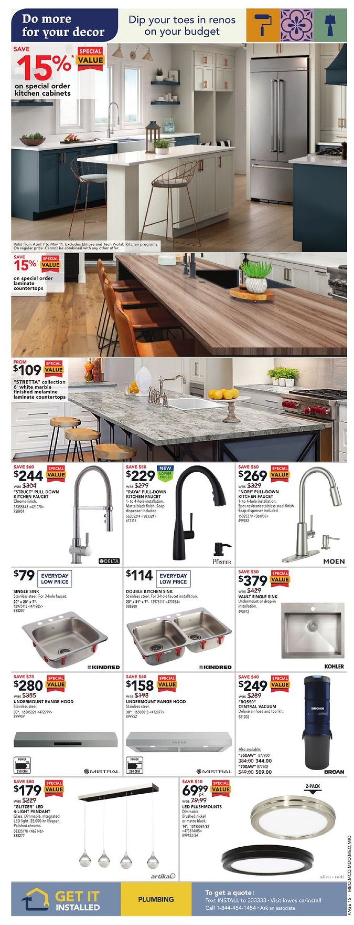 Lowes Flyer from 04/21/2022
