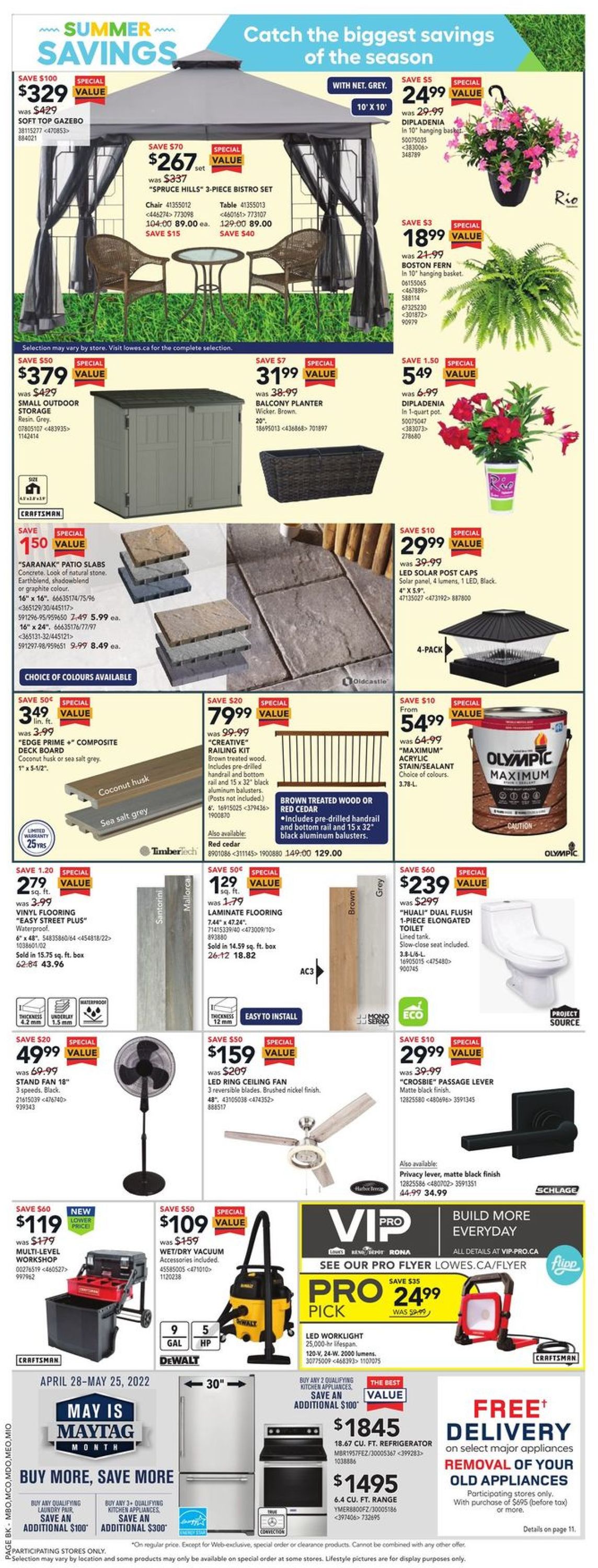 Lowes Flyer from 05/12/2022