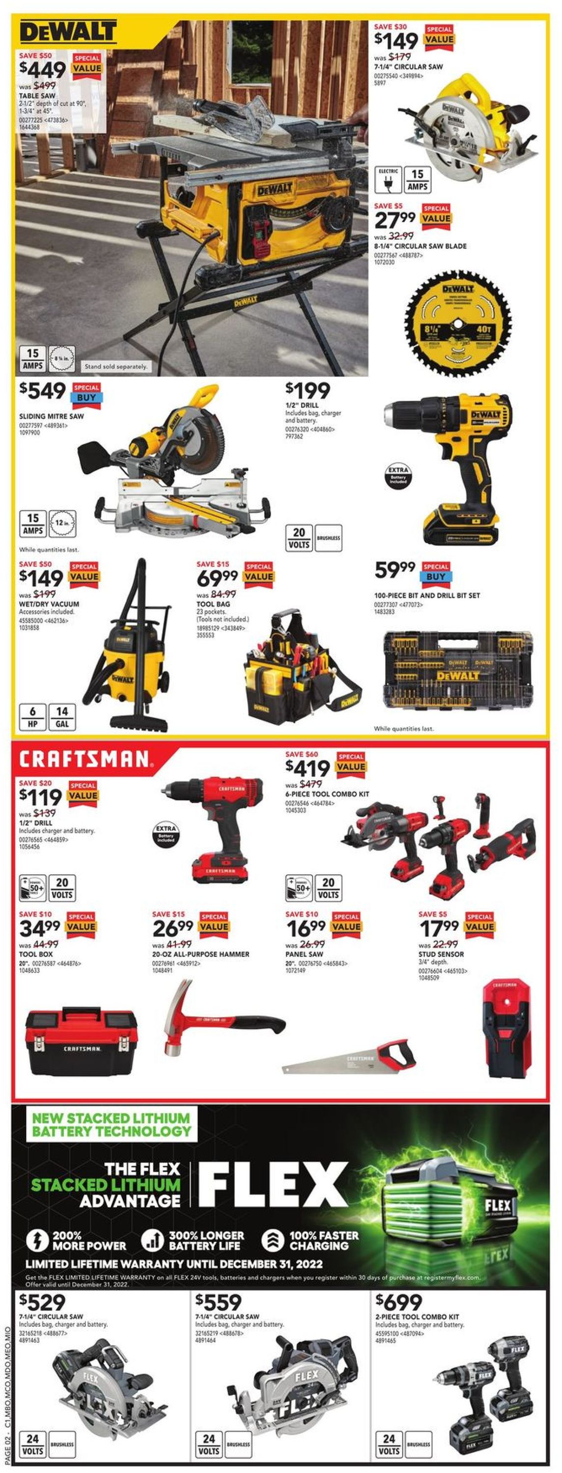 Lowes Flyer from 08/25/2022
