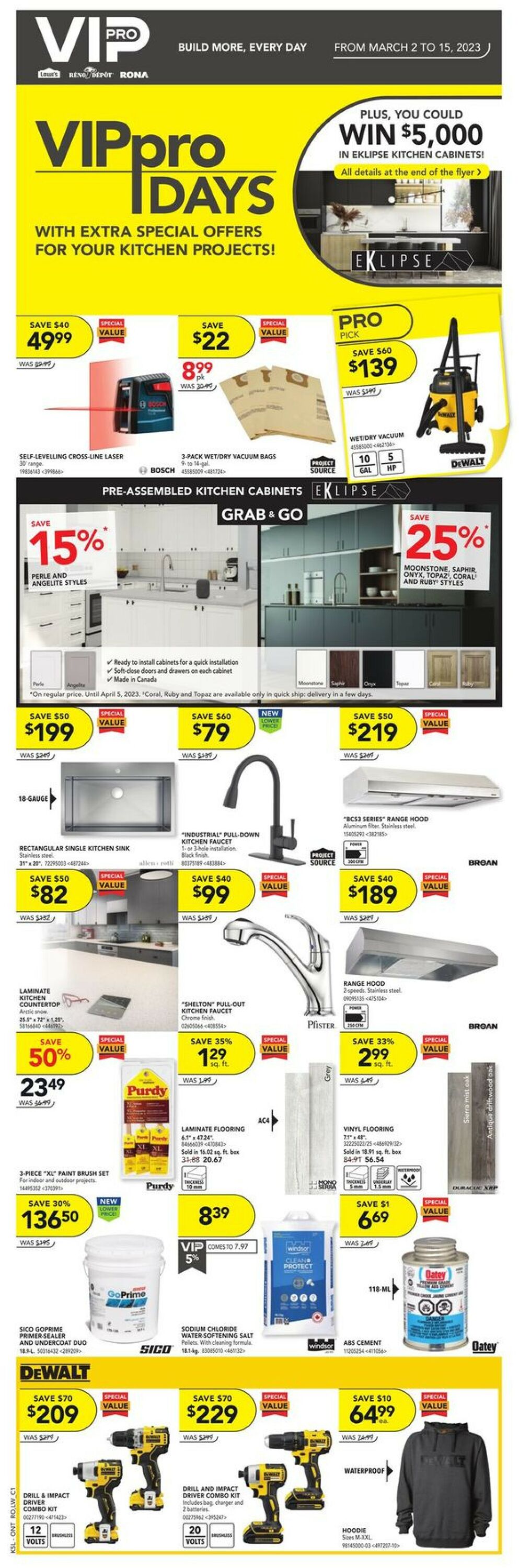 Lowes Flyer from 03/02/2023