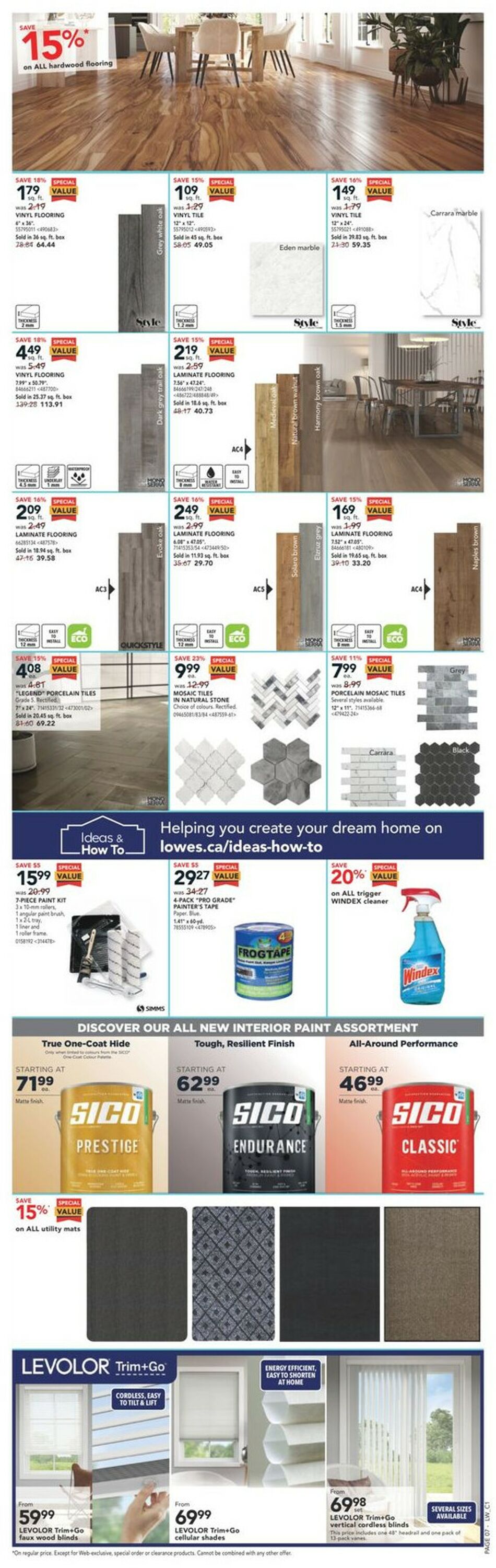 Lowes Flyer from 03/23/2023