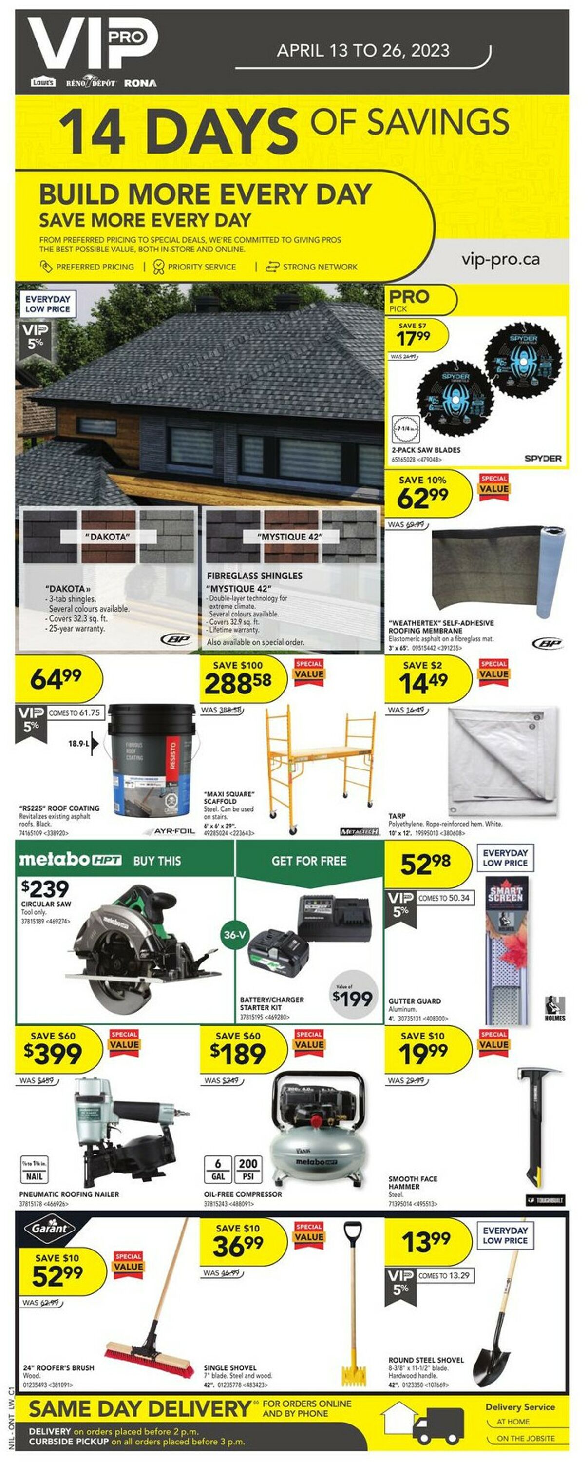 Lowes Flyer from 04/13/2023