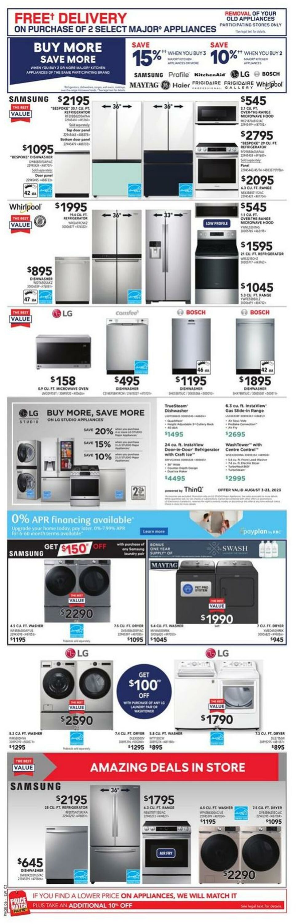 Lowes Flyer from 08/03/2023