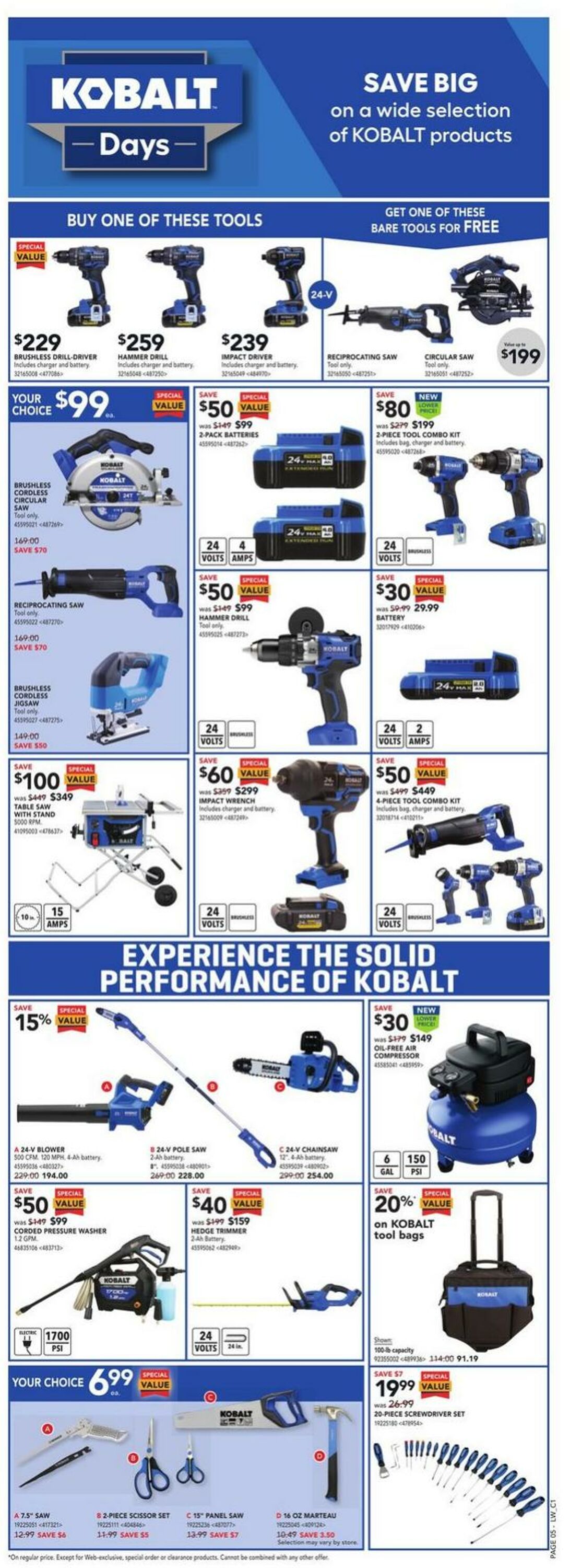 Lowes Flyer from 08/17/2023