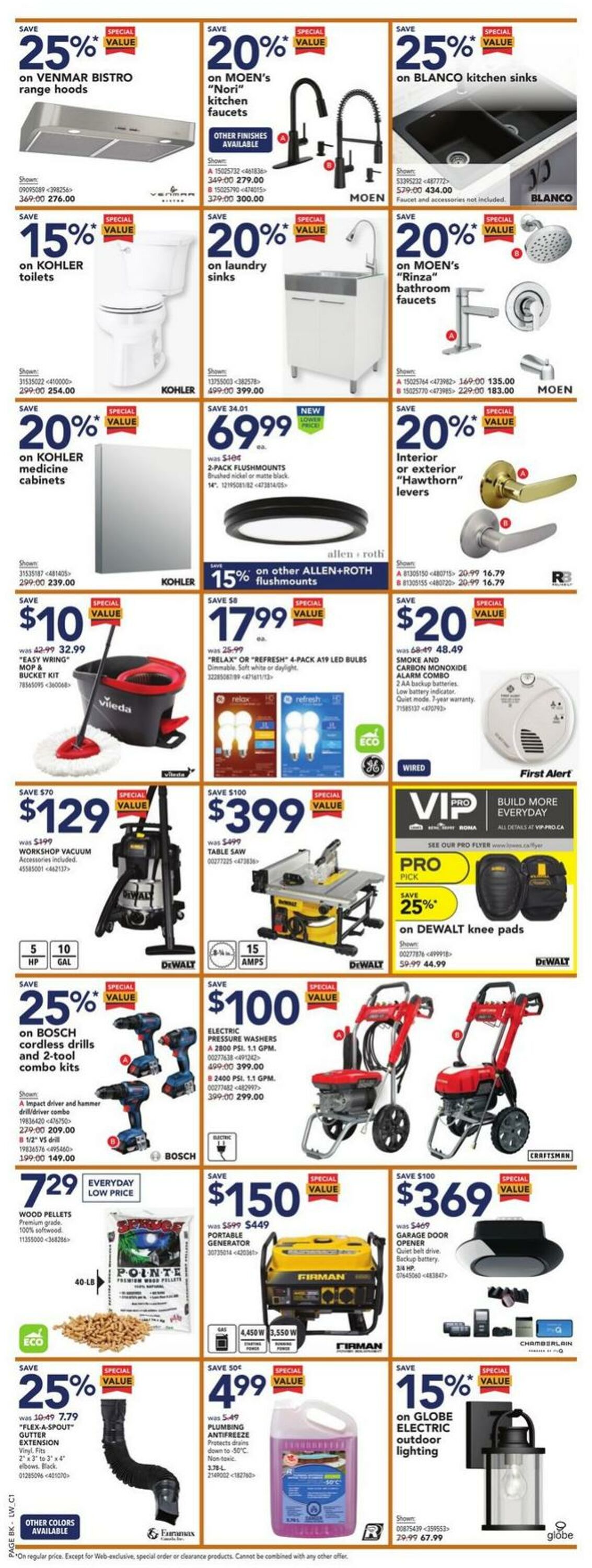 Lowes Flyer from 08/31/2023