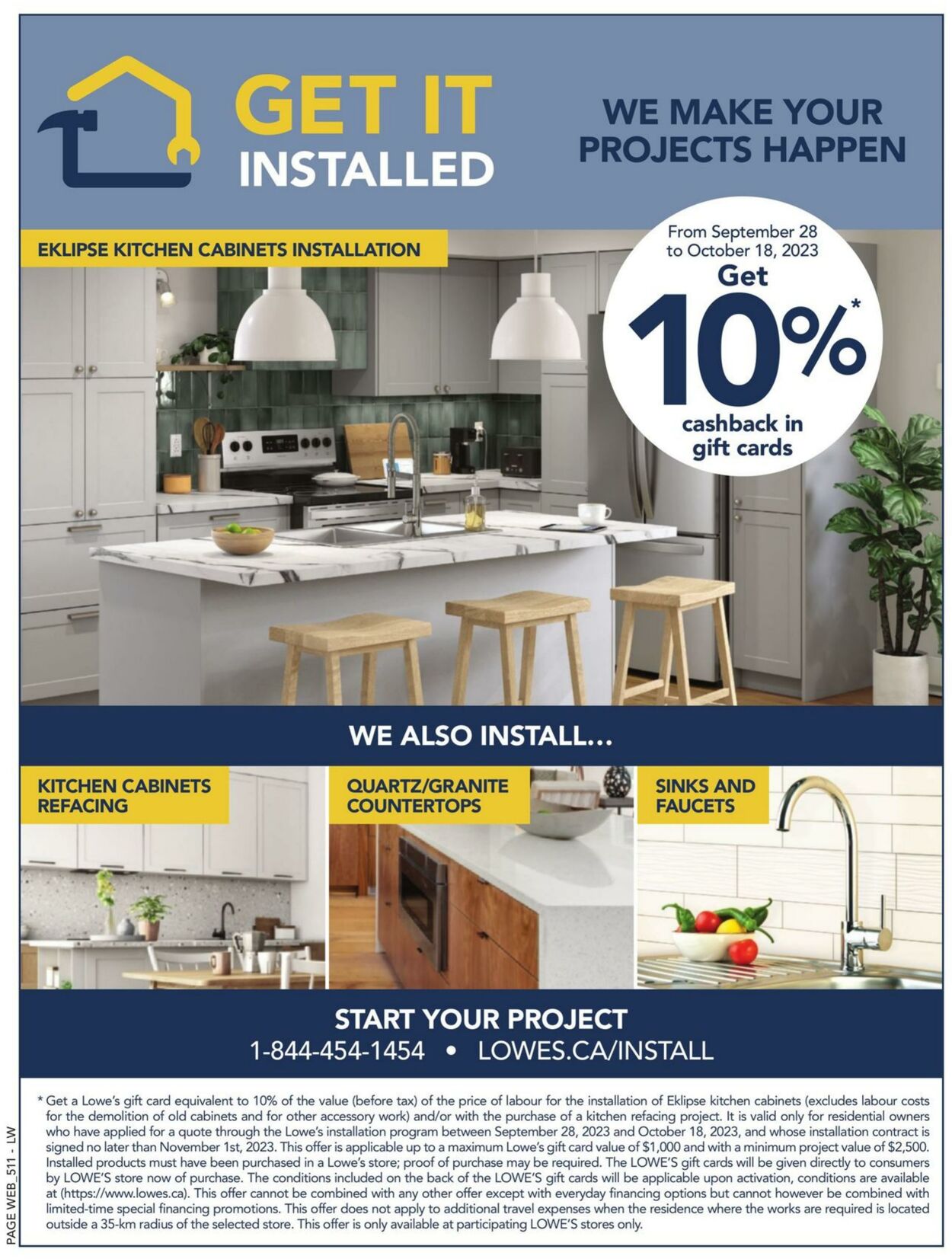 Lowes Flyer from 09/28/2023