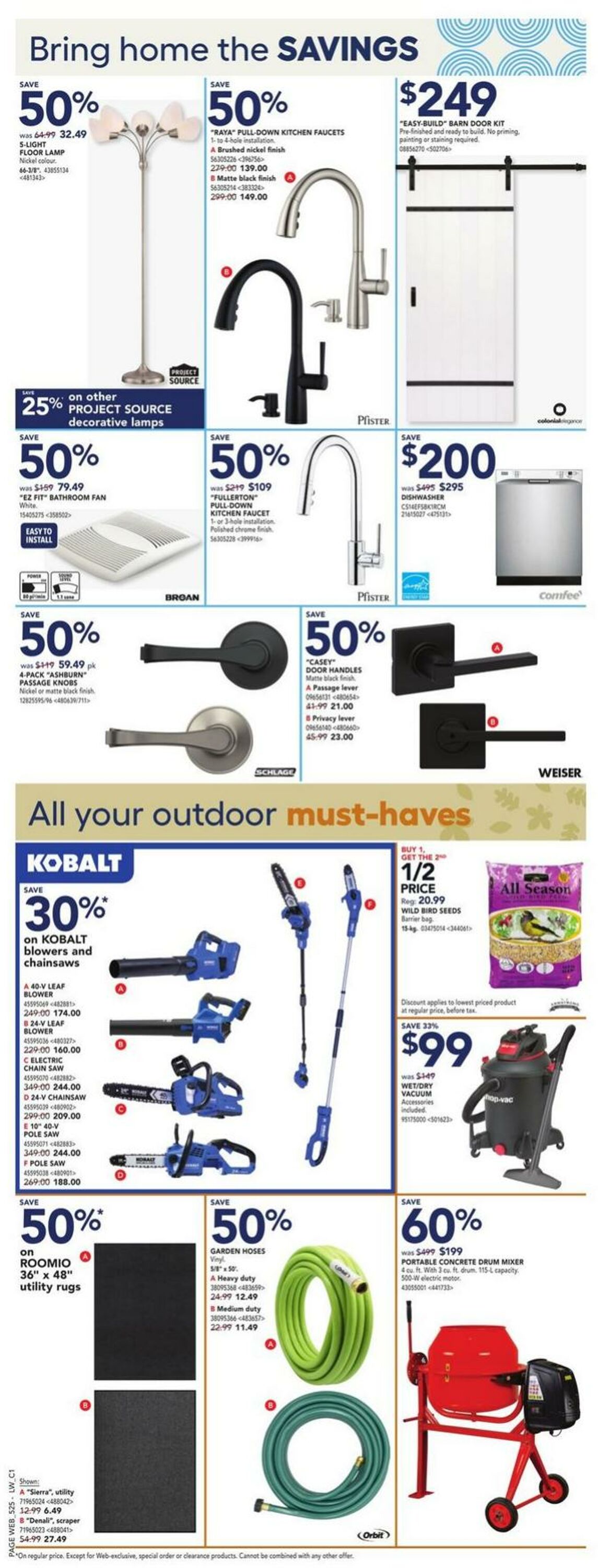 Lowes Flyer from 10/19/2023