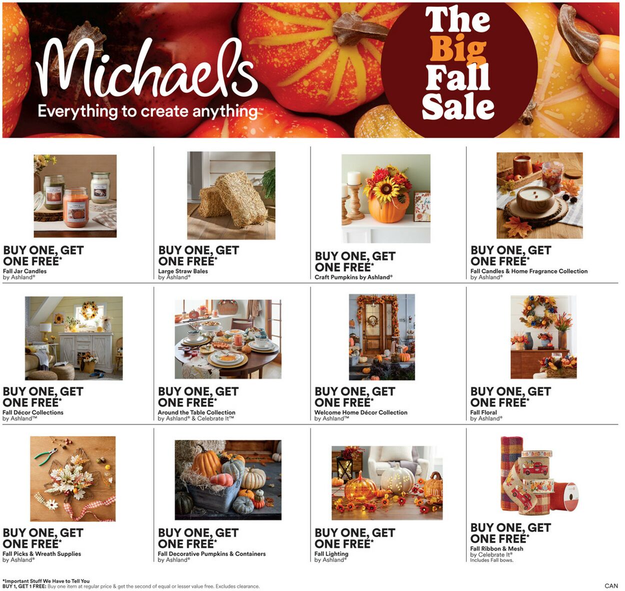 Michaels Flyer from 09/01/2023
