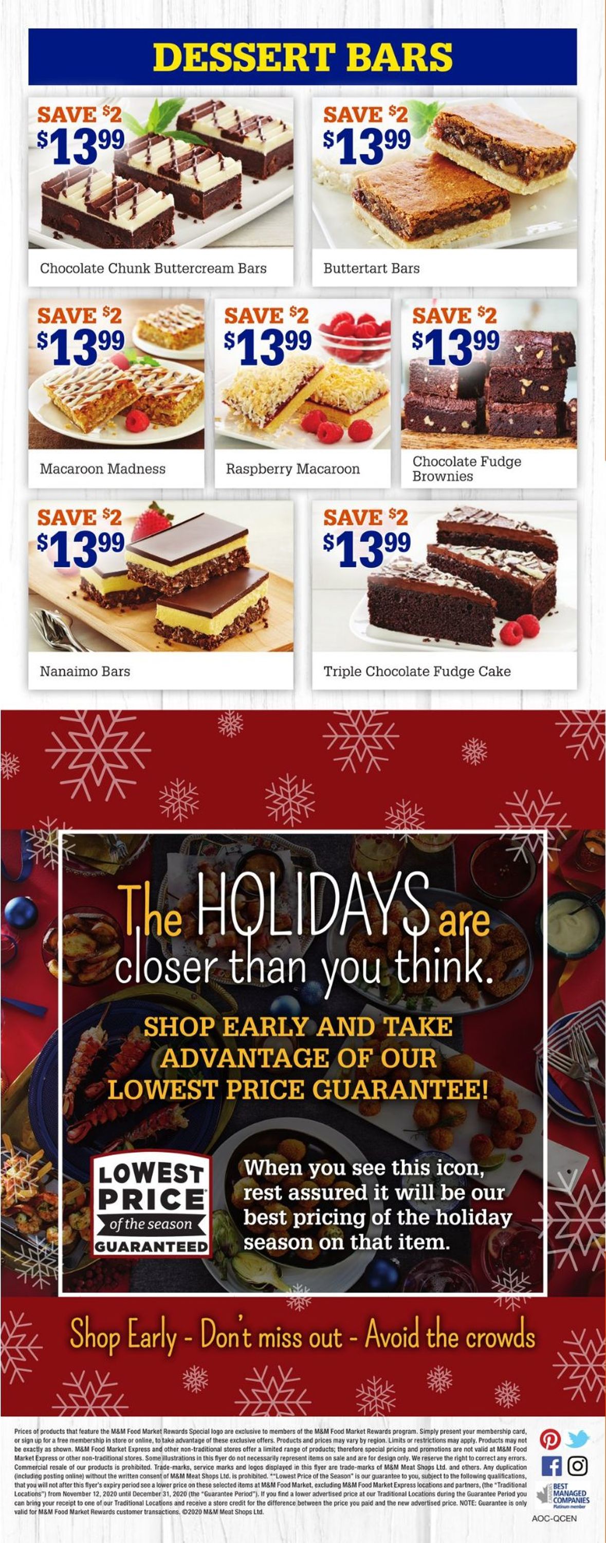 M&M Food Market Flyer from 11/19/2020