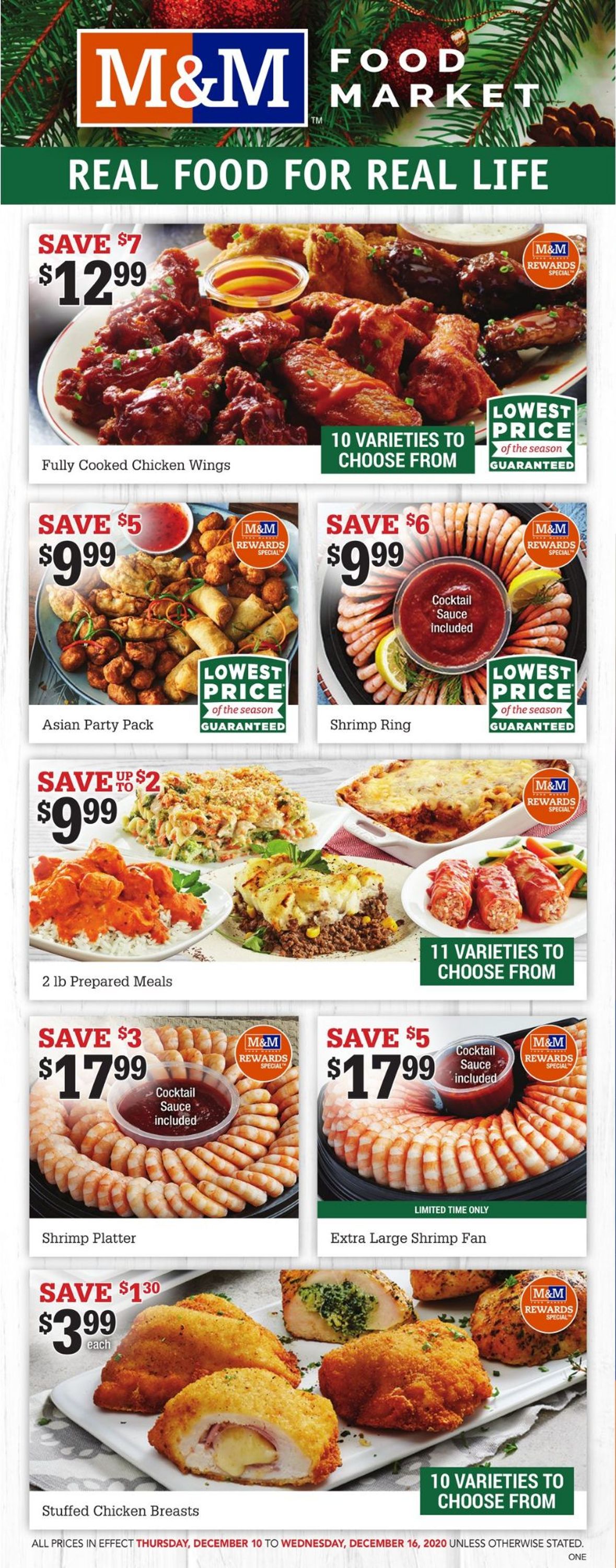 M&M Food Market Flyer from 12/10/2020