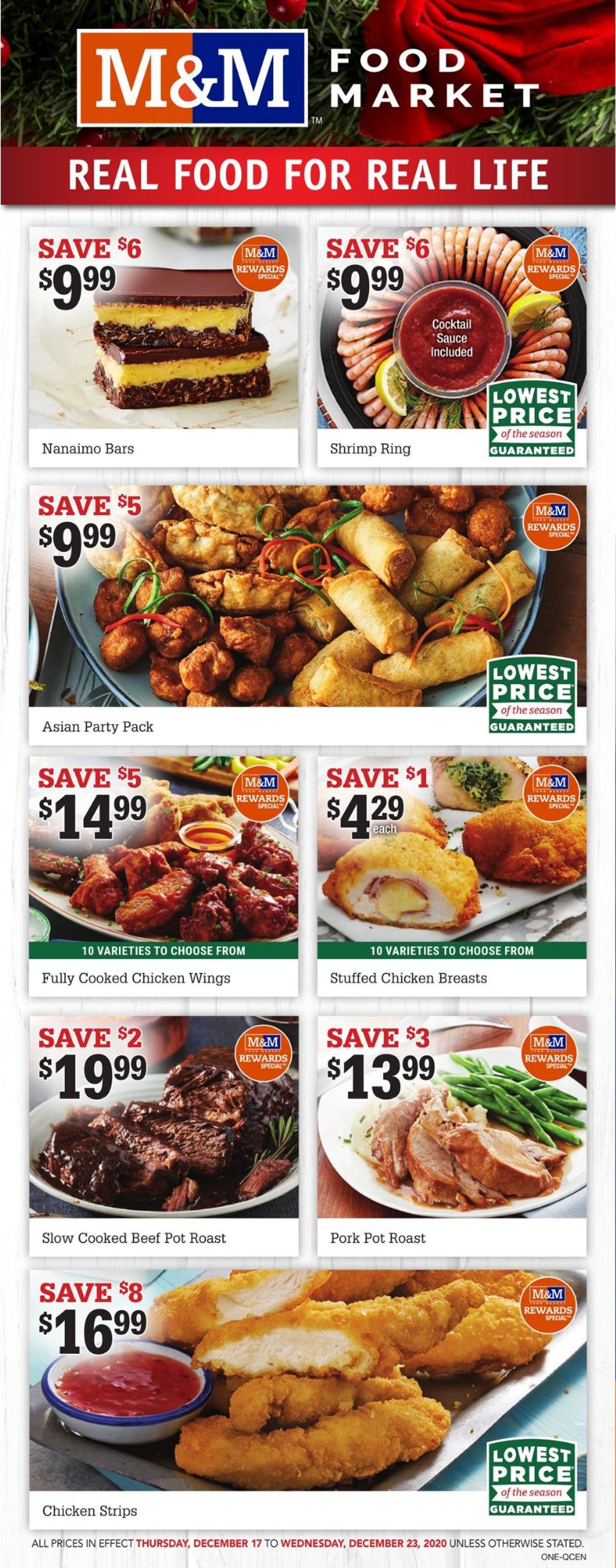M&M Food Market Flyer from 12/17/2020