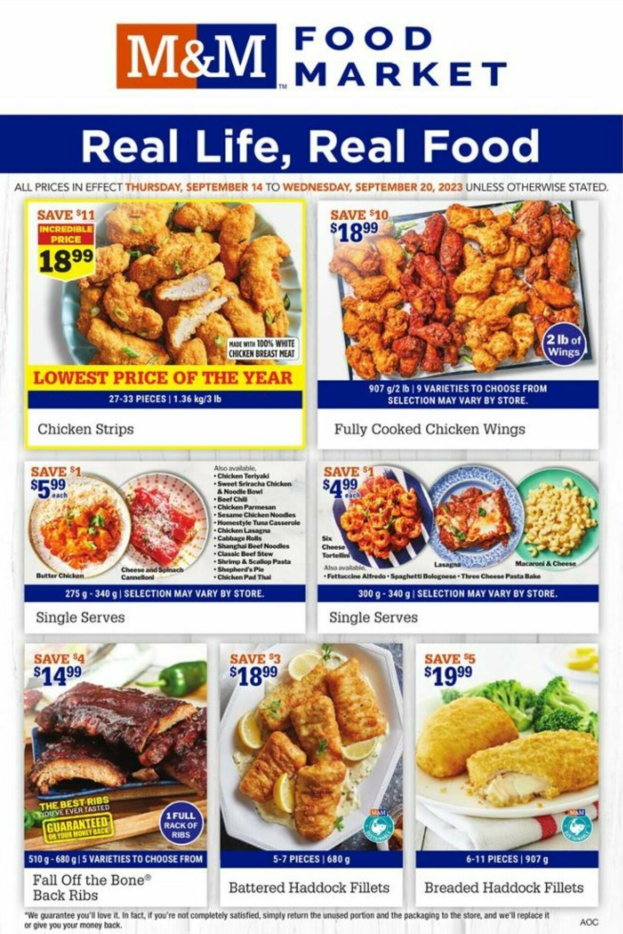 M&M Food Market Flyer from 09/14/2023