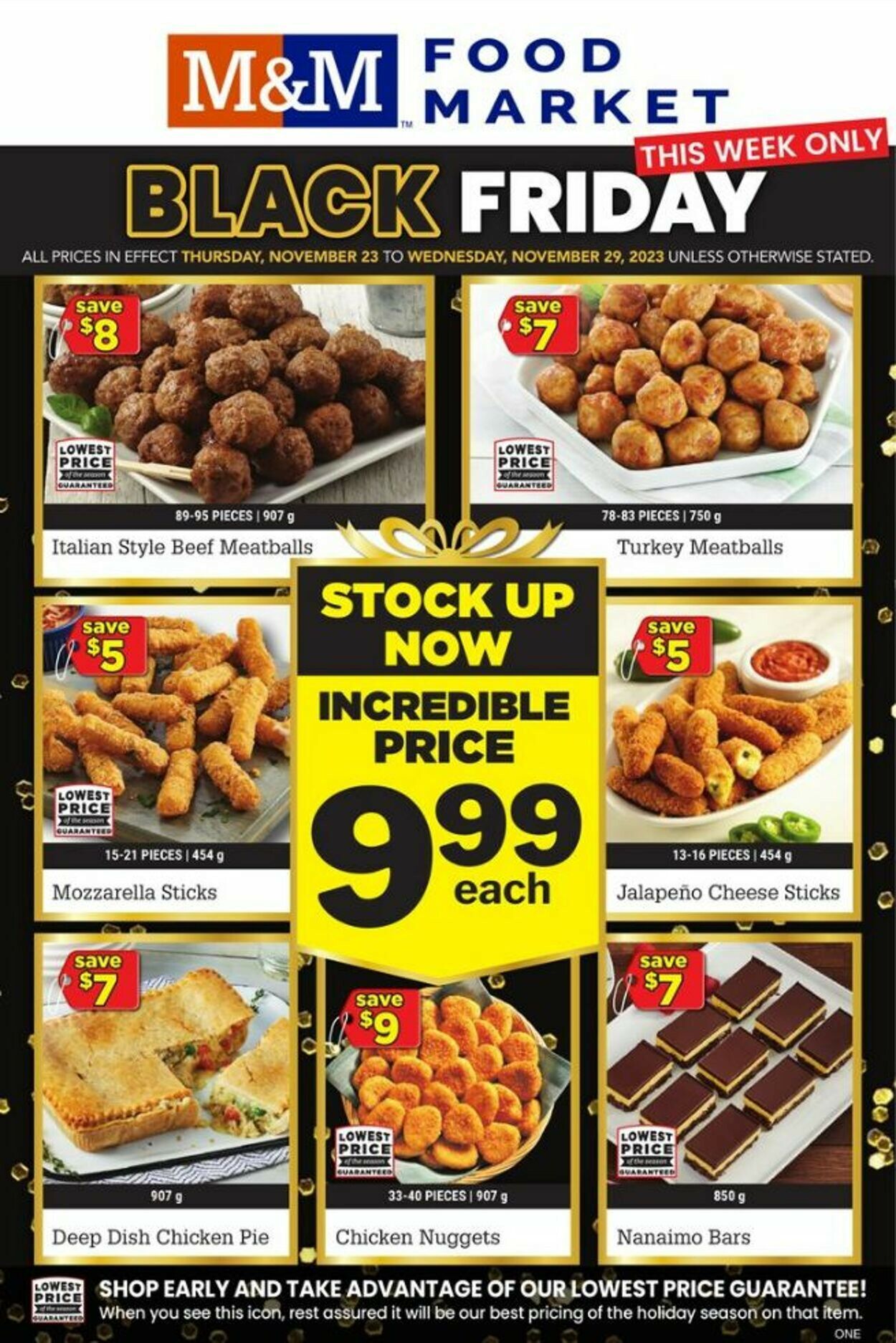 M&M Food Market Flyer from 11/23/2023