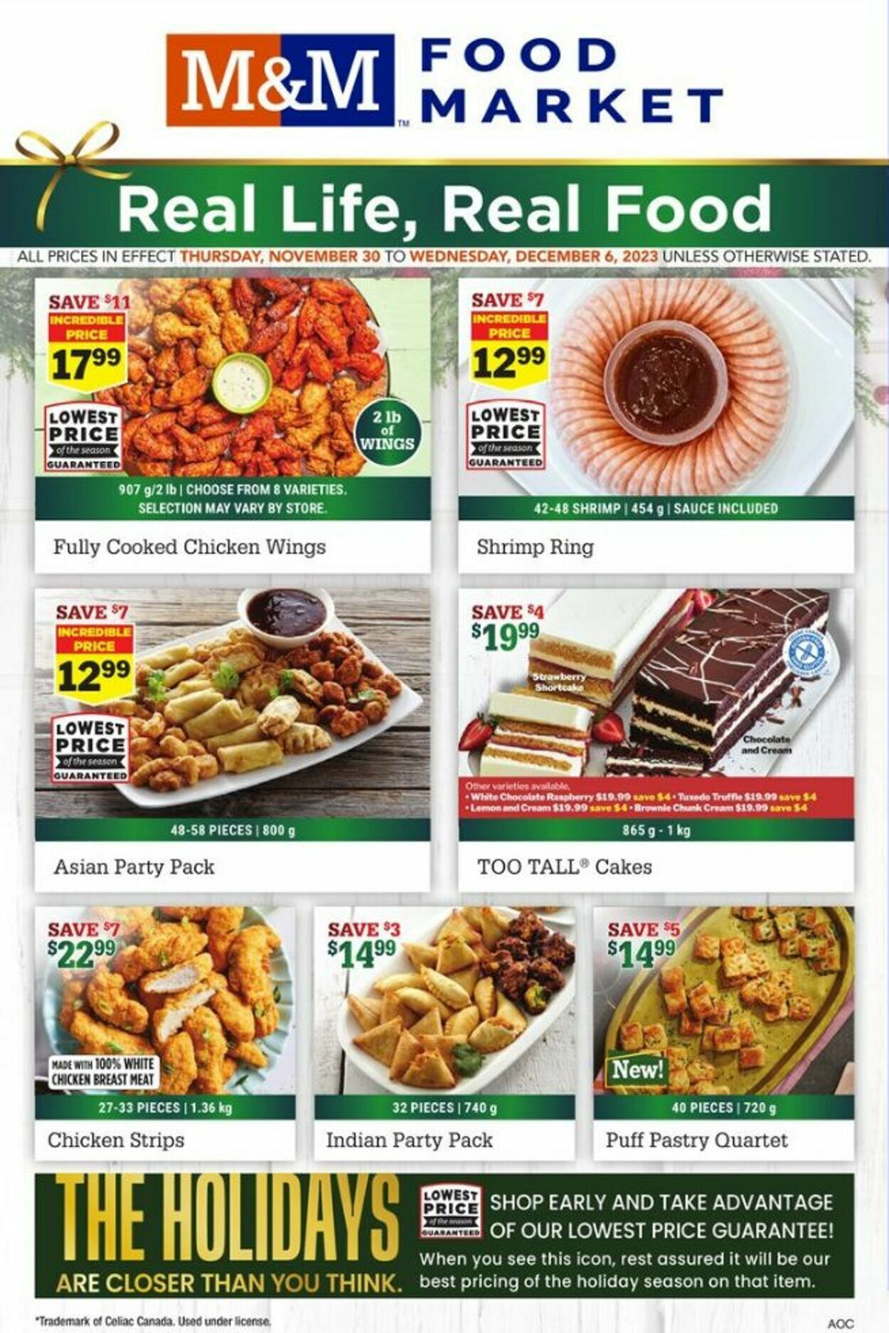 M&M Food Market Flyer from 11/30/2023
