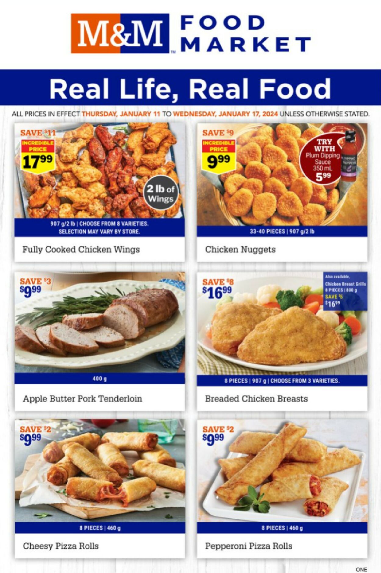 M&M Food Market Flyer from 01/11/2024
