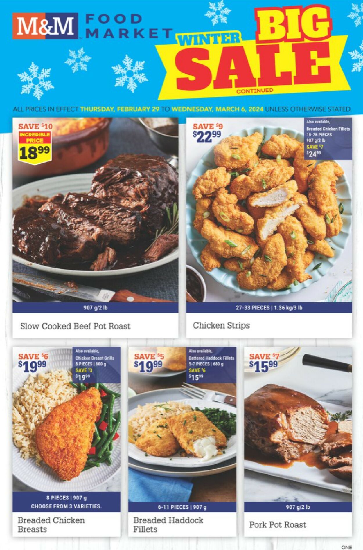 M&M Food Market Flyer from 02/29/2024