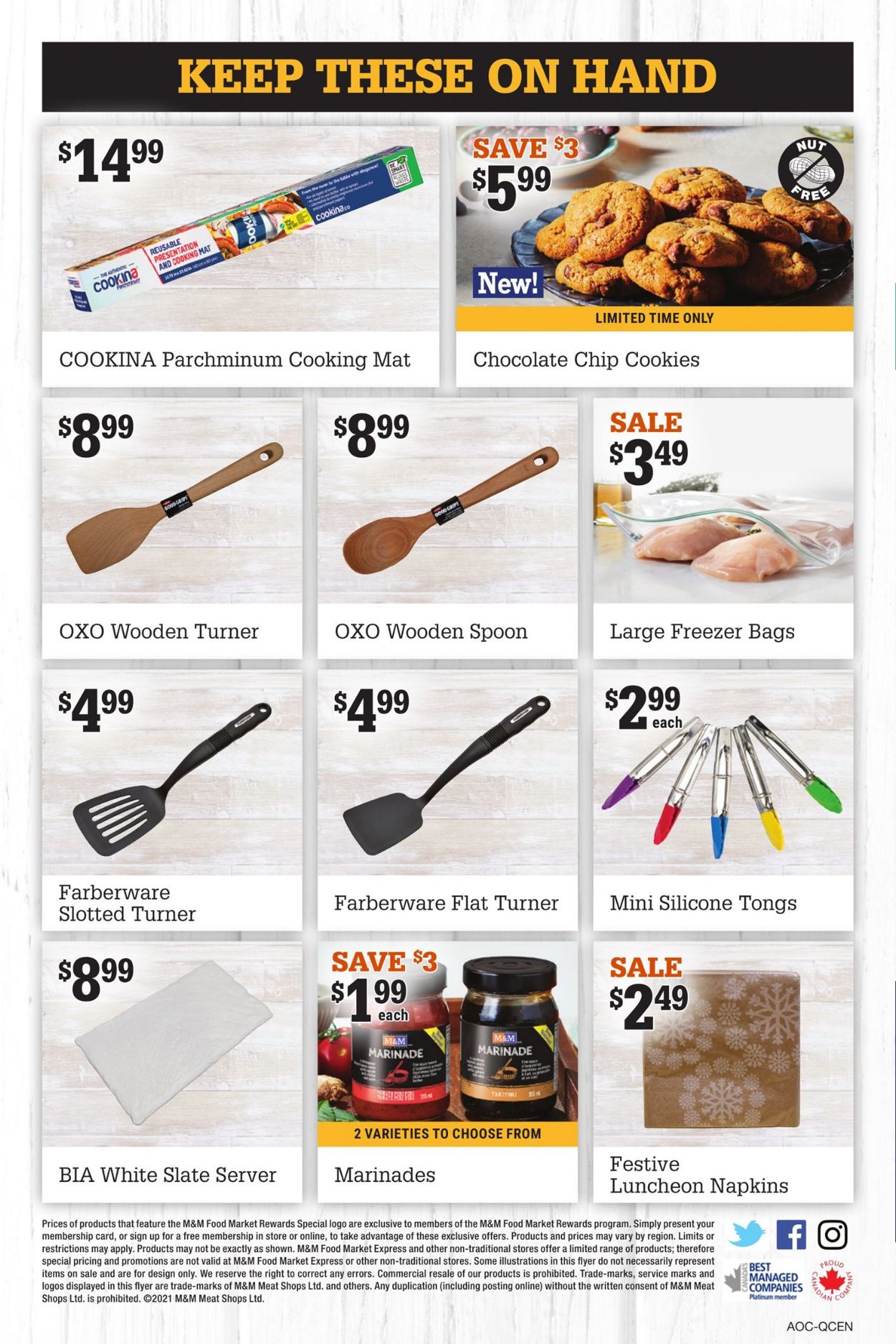 M&M Food Market Flyer from 12/30/2021