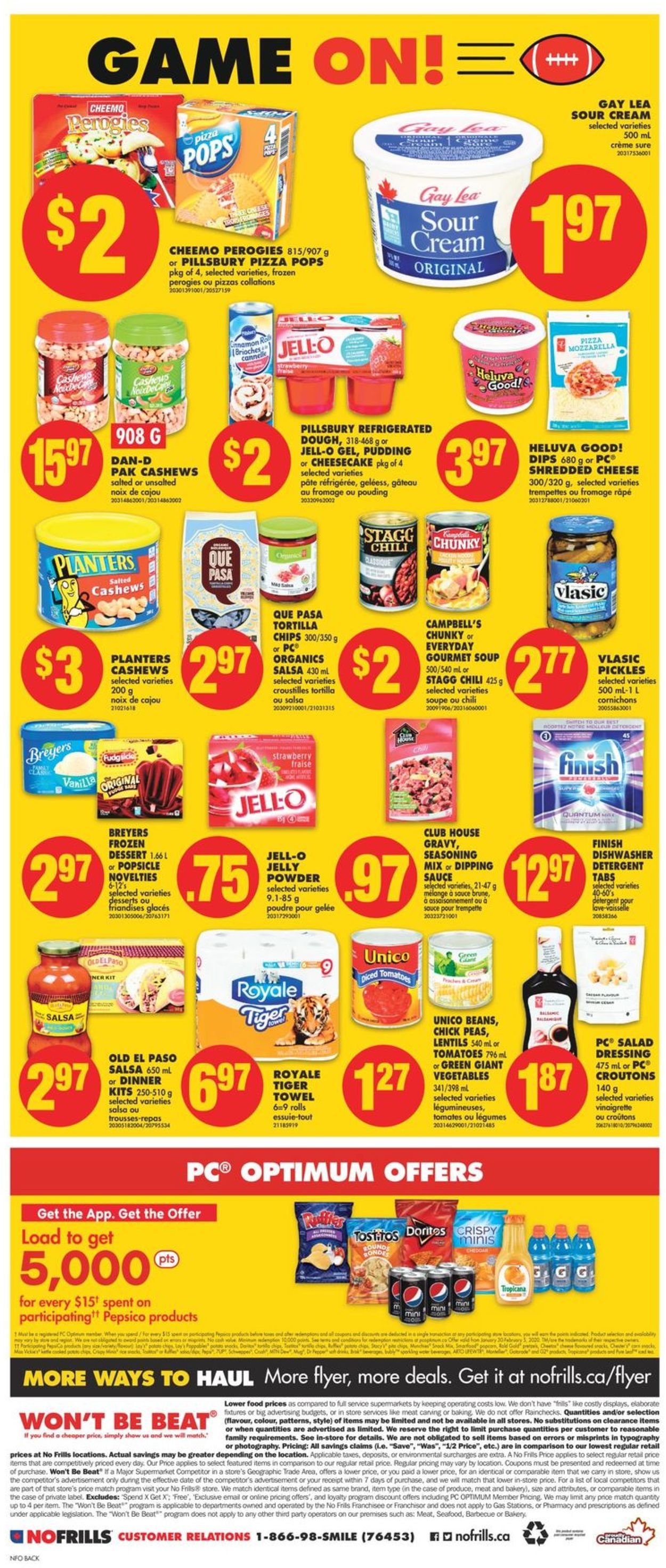 No Frills Flyer from 01/30/2020