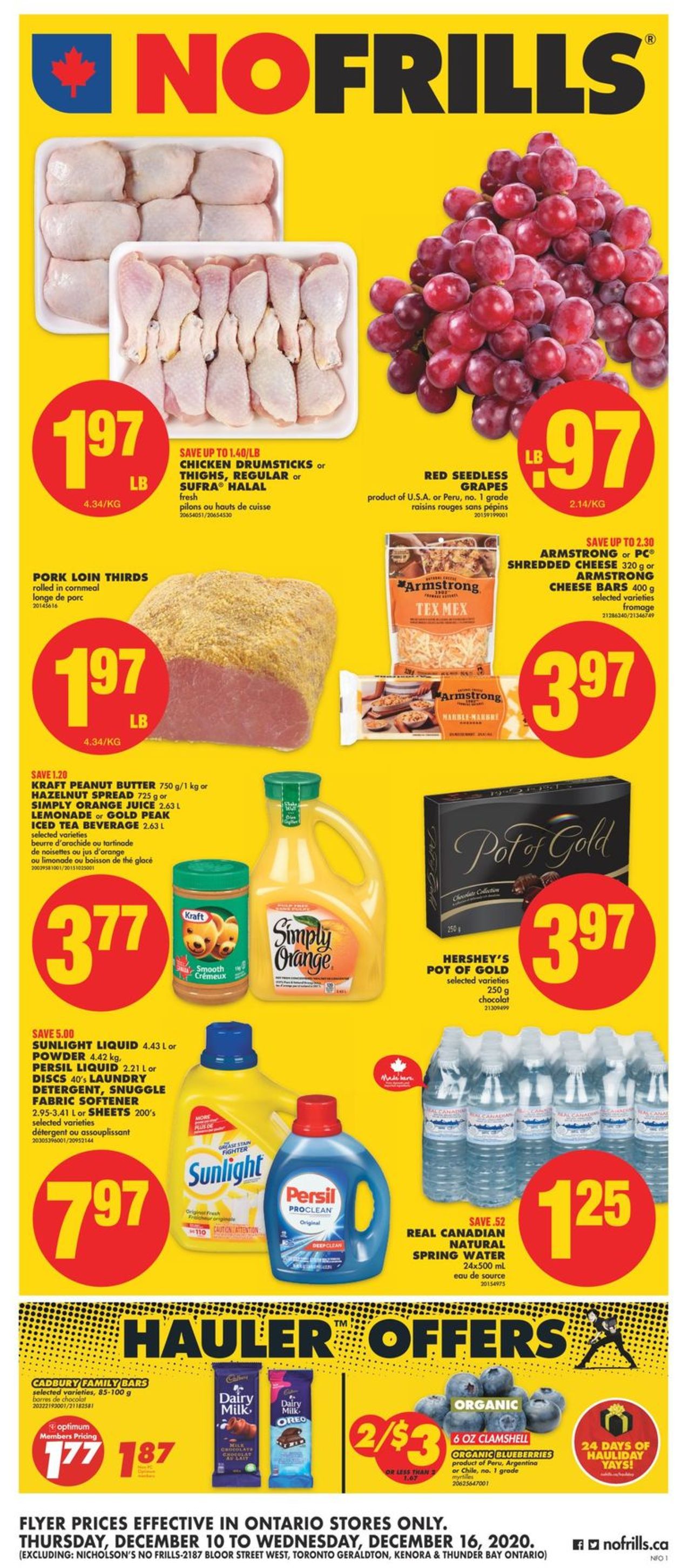 No Frills Flyer from 12/10/2020